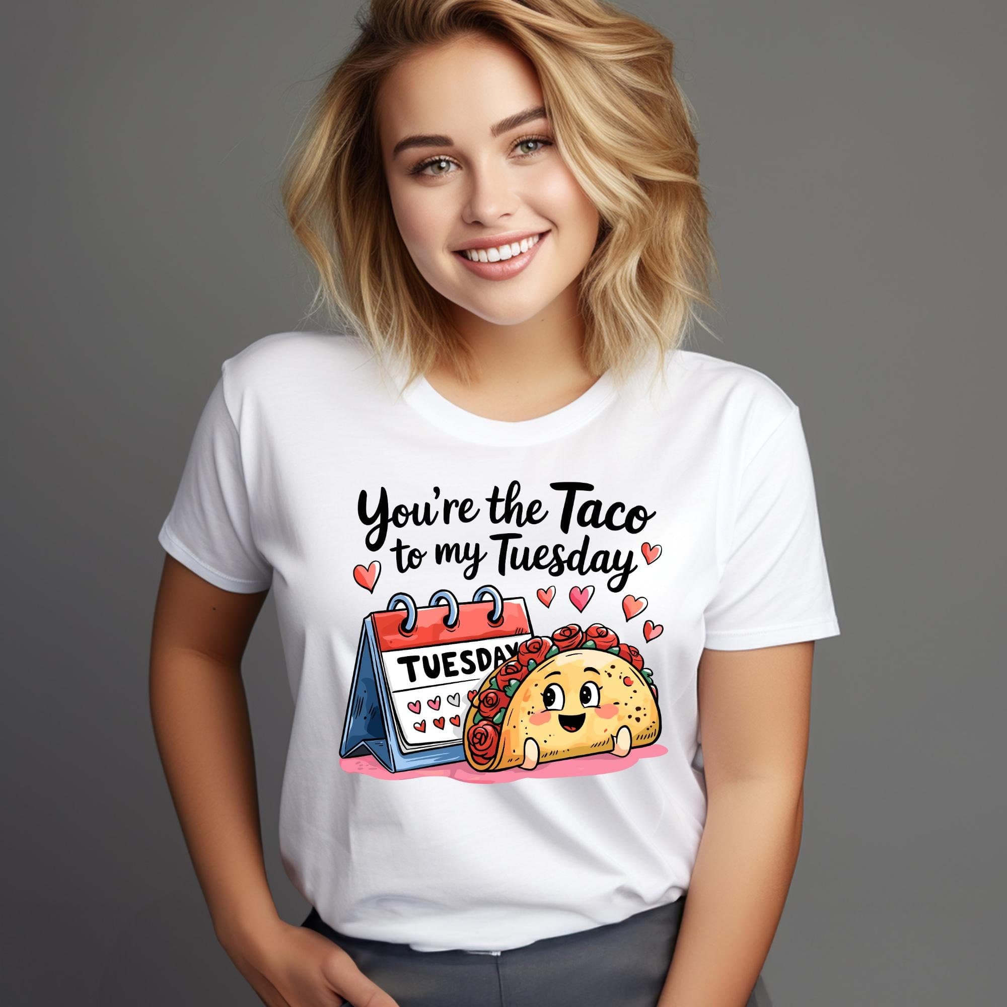 Cute Valentine’s Day SVG - You’re The TACO To My Tuesday PNG | Couples Matching Clipart | Digital Download
