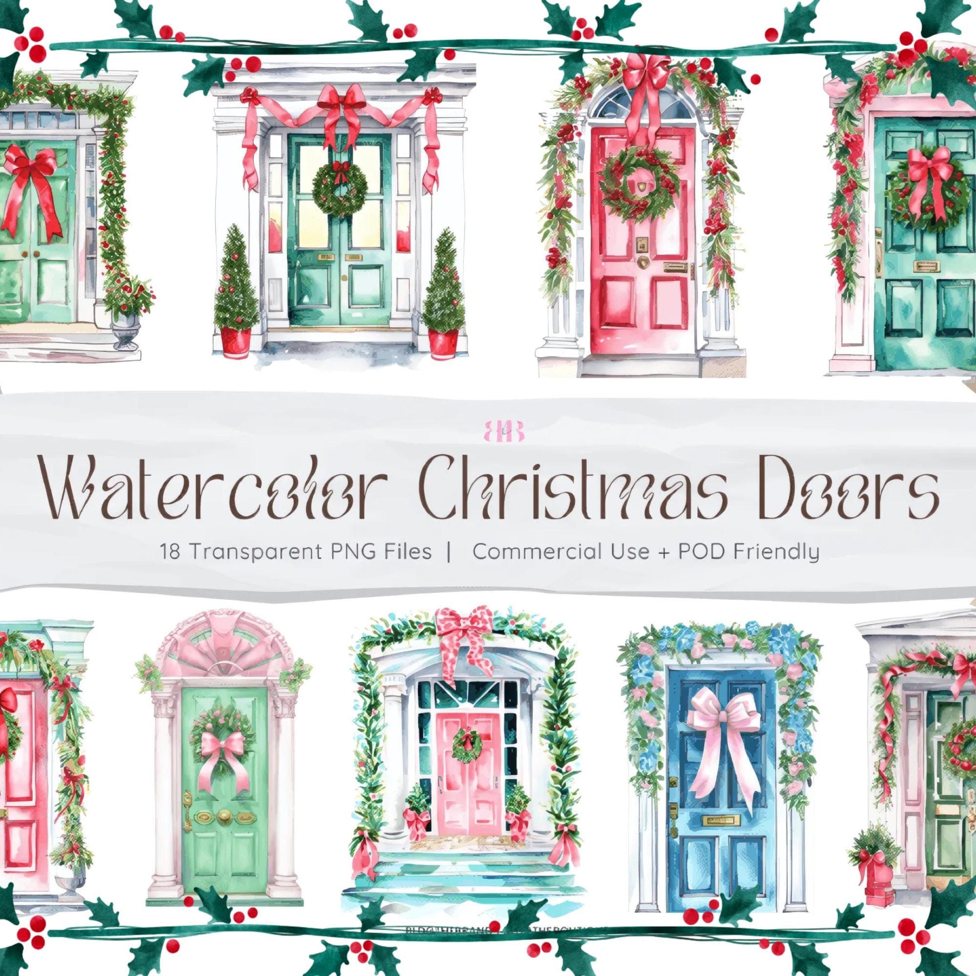 "Unleash festive magic with our 430+ Christmas Clipart & Patterns Bundle! From preppy pastels to Western vibes, this collection is perfect for crafting, designing, and creating unique holiday products. Includes PNGs, SVGs, and seamless patterns