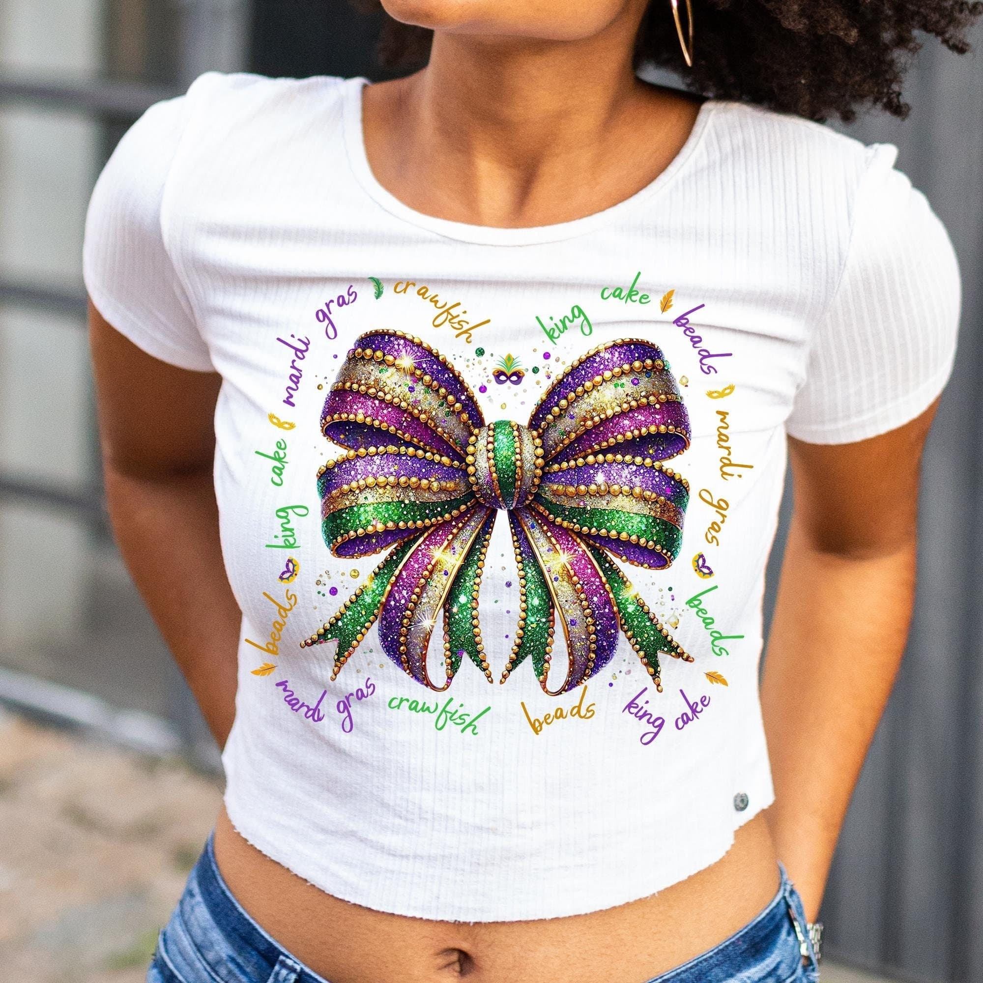 Mardi Gras Glitter Design - Mardi Gras PNG, Fleur de Lis PNGs - Sublimation Designs Download, Mardi Gras PNGs, Coquette Bow Mardi gras SVG