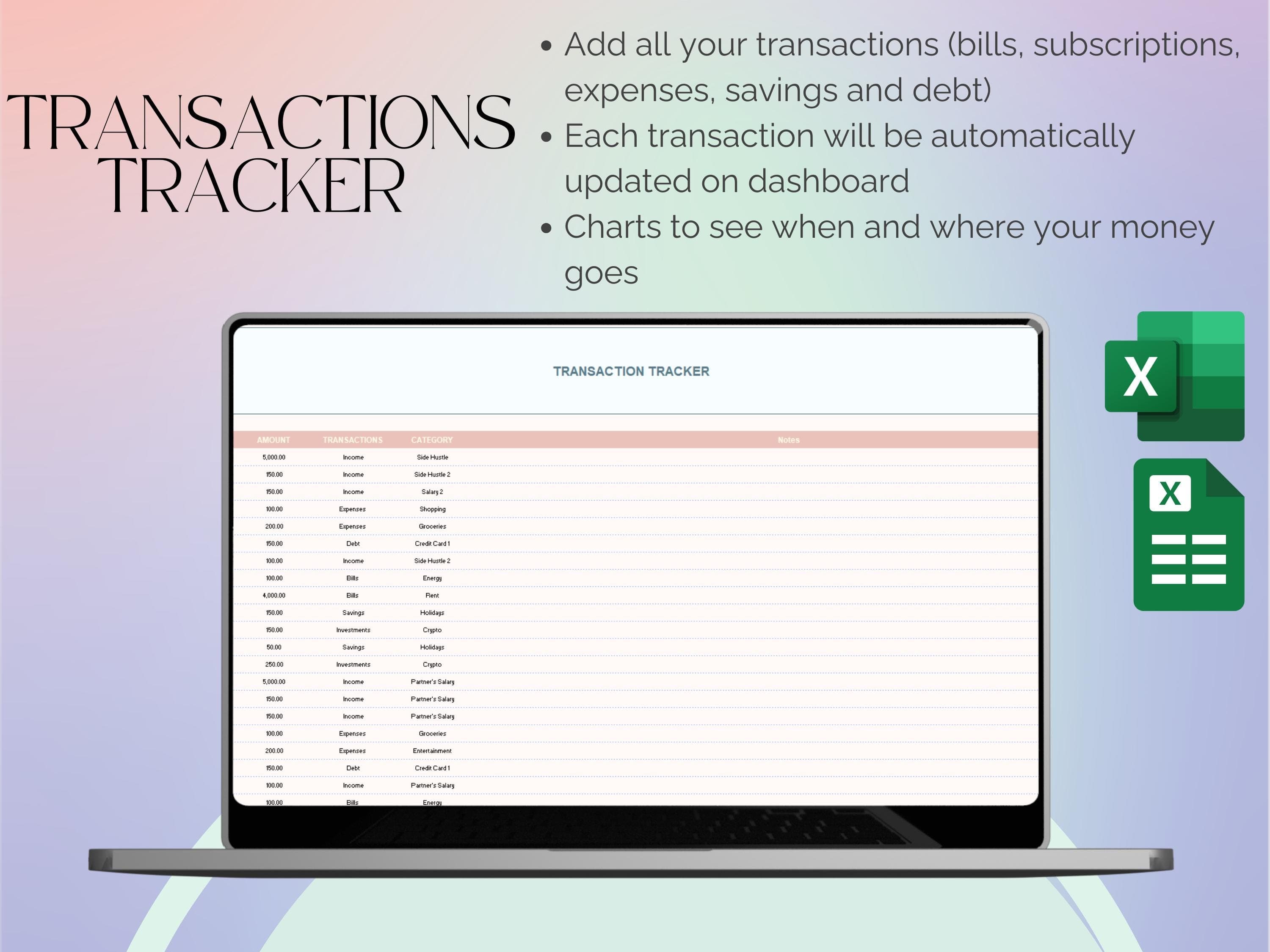 2025 Annual Budget Planner Spreadsheet | Excel & Google Sheets | Financial Tracker | Instant Download - image 4