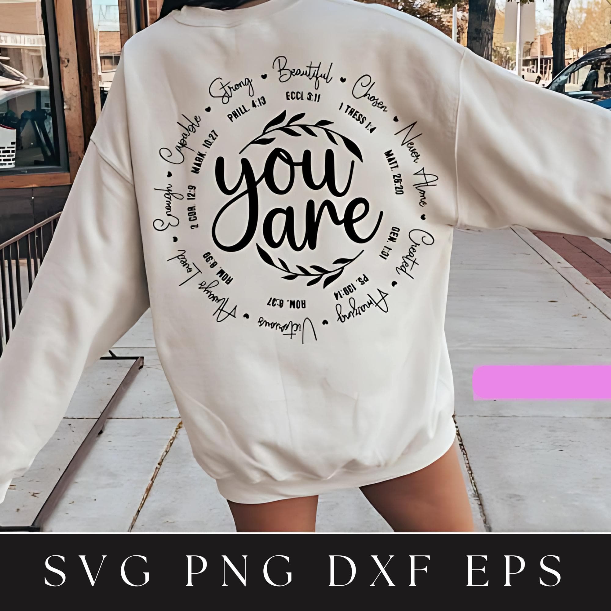 Self Worth SVG | You Are SVGs | Inspirational SVG | Affirmation SVGs | Self Love SVGs | You Are Enough | Mental Health SVG | PNGs Cut File - image 4