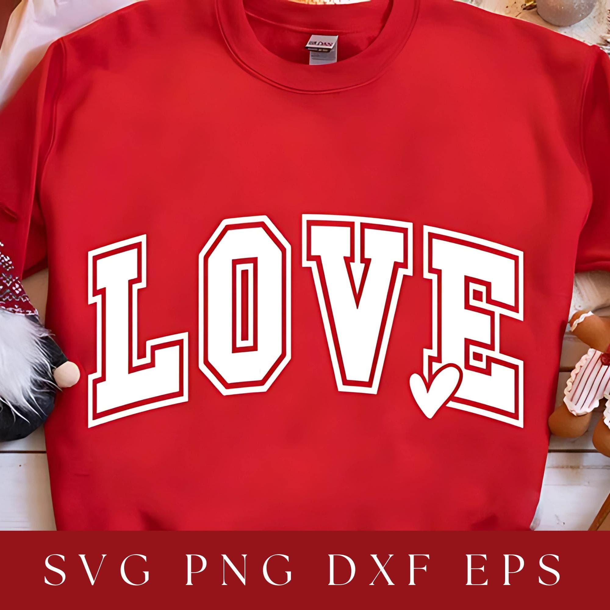 Love SVG Design, Varsity Love PNG, Valentine Love Wife, Love PNG Designs, Love SVGs - Retro Valentine Shirt Design, Trending Png