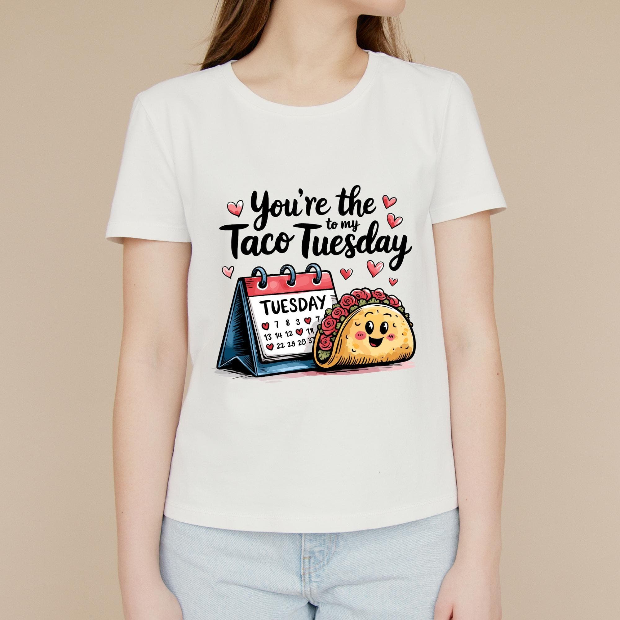 Funny Couple SVG - You're The TACO To My Tuesday PNG | Matching Love Design | Cute Digital File | Trending Png - image 5