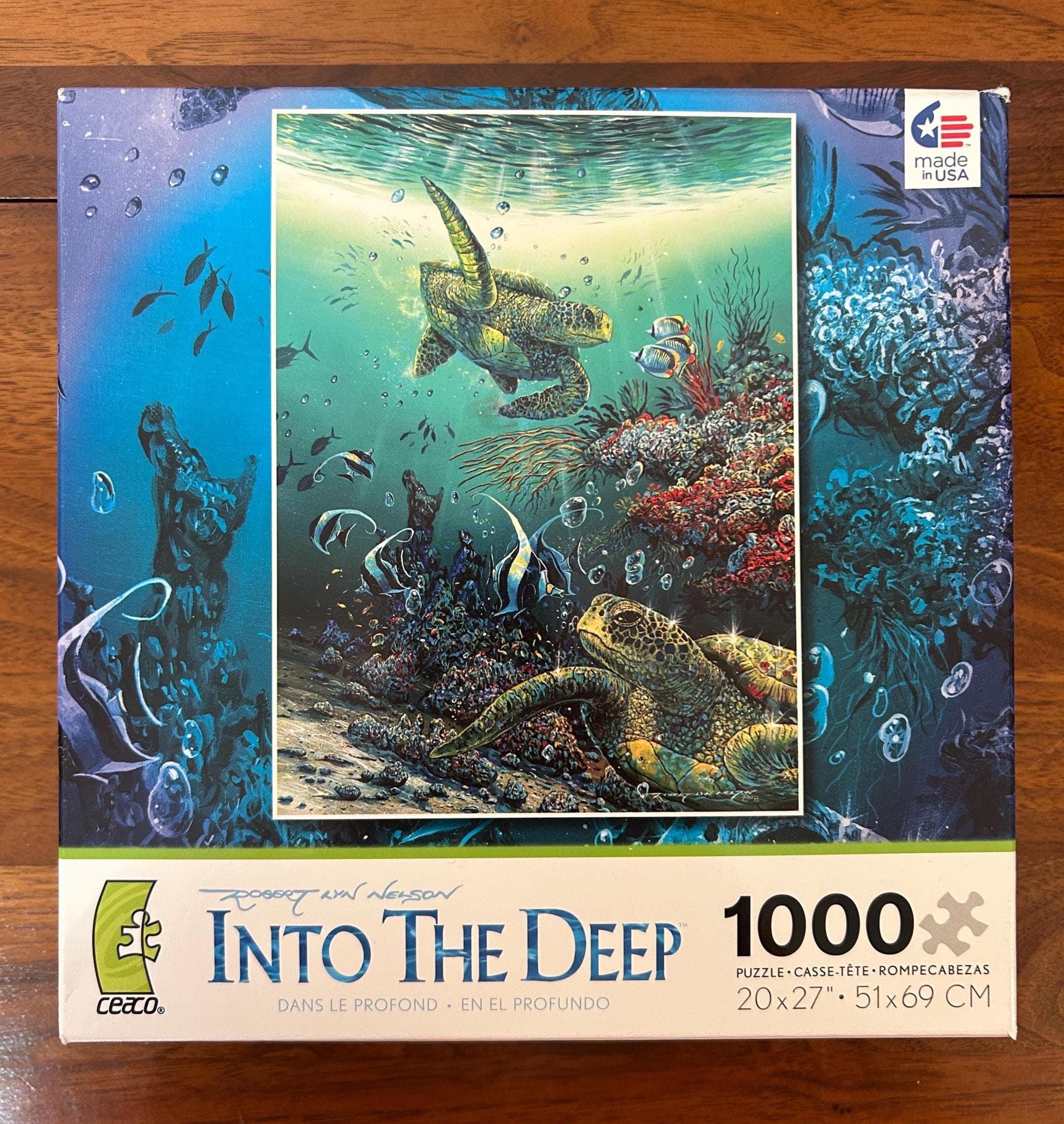 Ceaco Into the Deep Jigsaw Puzzle - Robert Lyn Nelson - 1000 Pieces