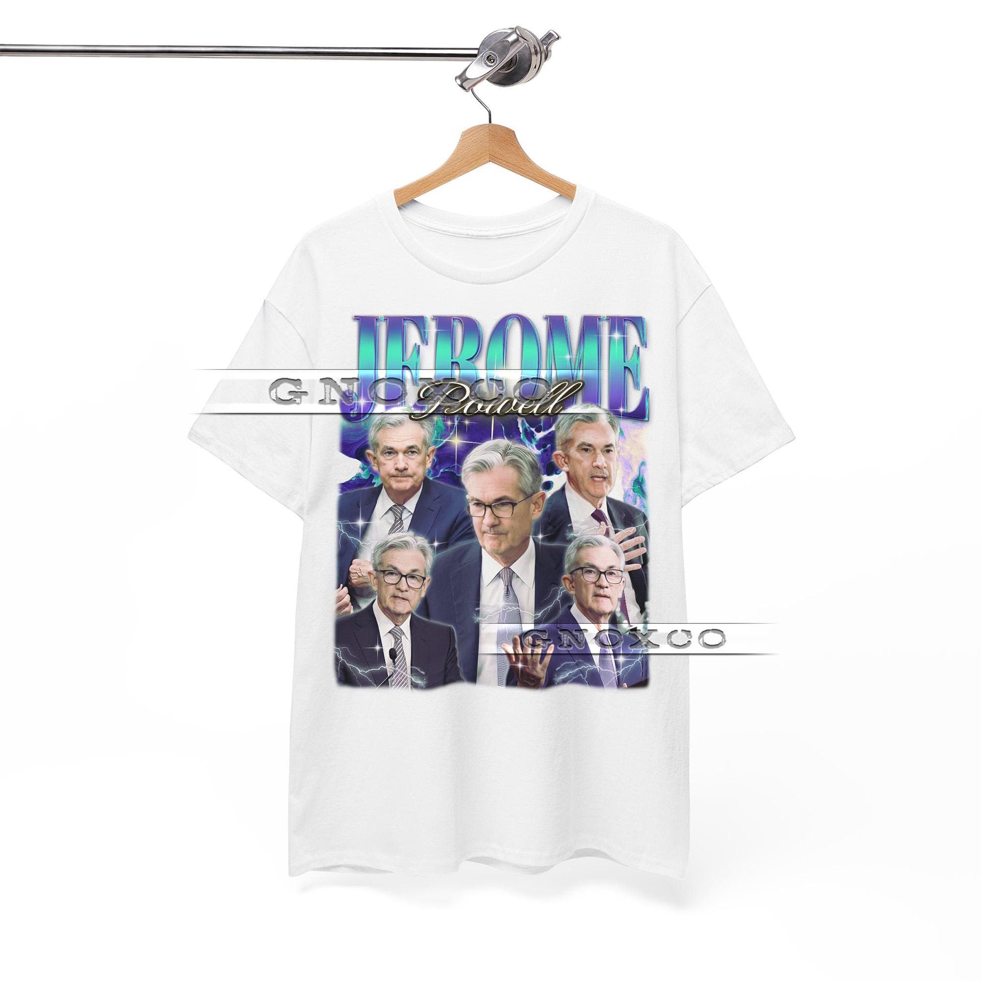 JEROME POWELL Vintage Shirt, Jerome Powell Homage Tshirt, Jerome Powell Fan Tees, Jerome Powell Retro 90s Sweater, Jerome Powell Merch #saf - image 4