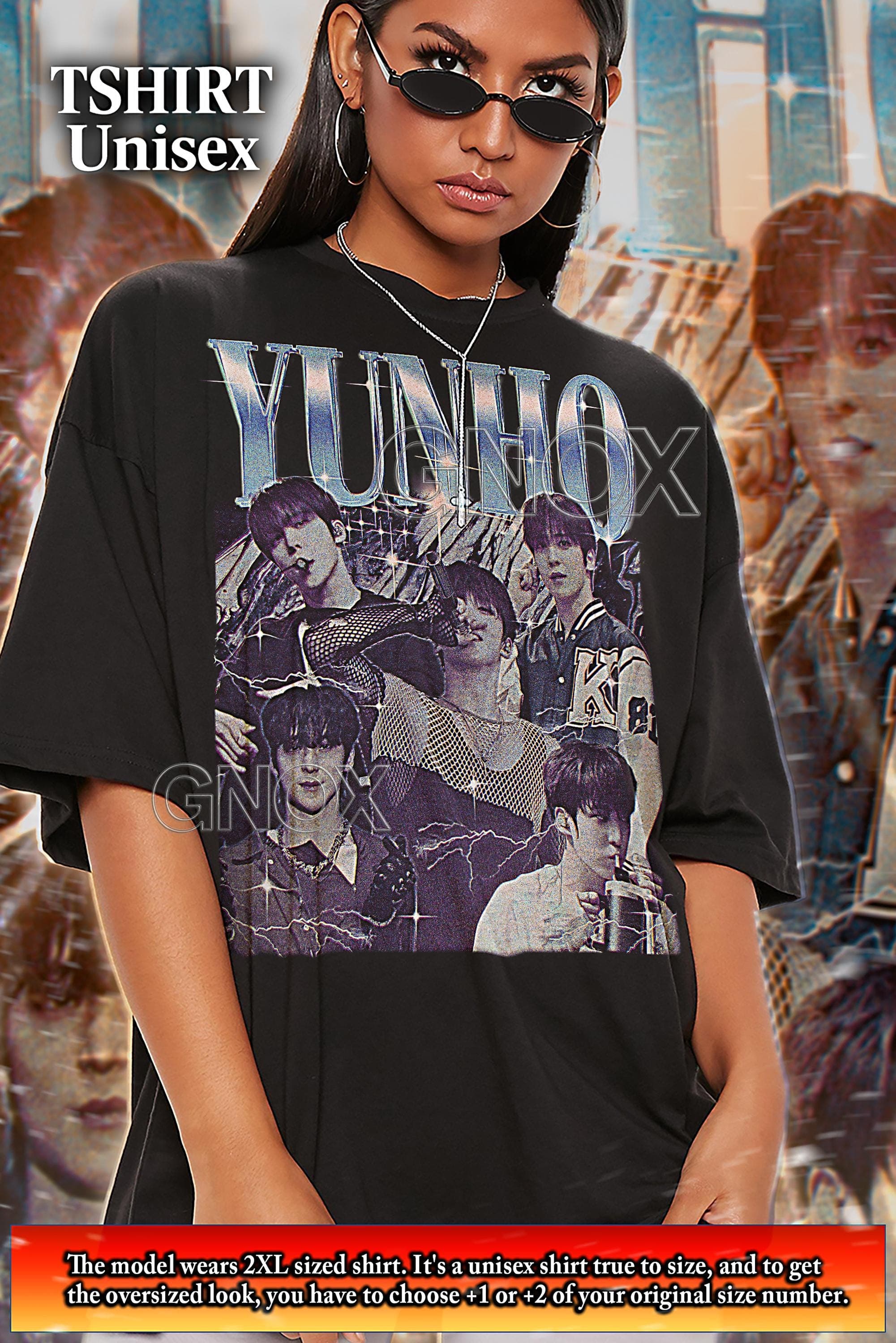 YUNHO Shirt, Yunho Idol Tshirt, Yunho Kpop Idol Tee, Yunho Retro 90s Sweater, Yunho Merch Gift, Yunho Ateez Shirt, Yunho Ateez Merch #saf
