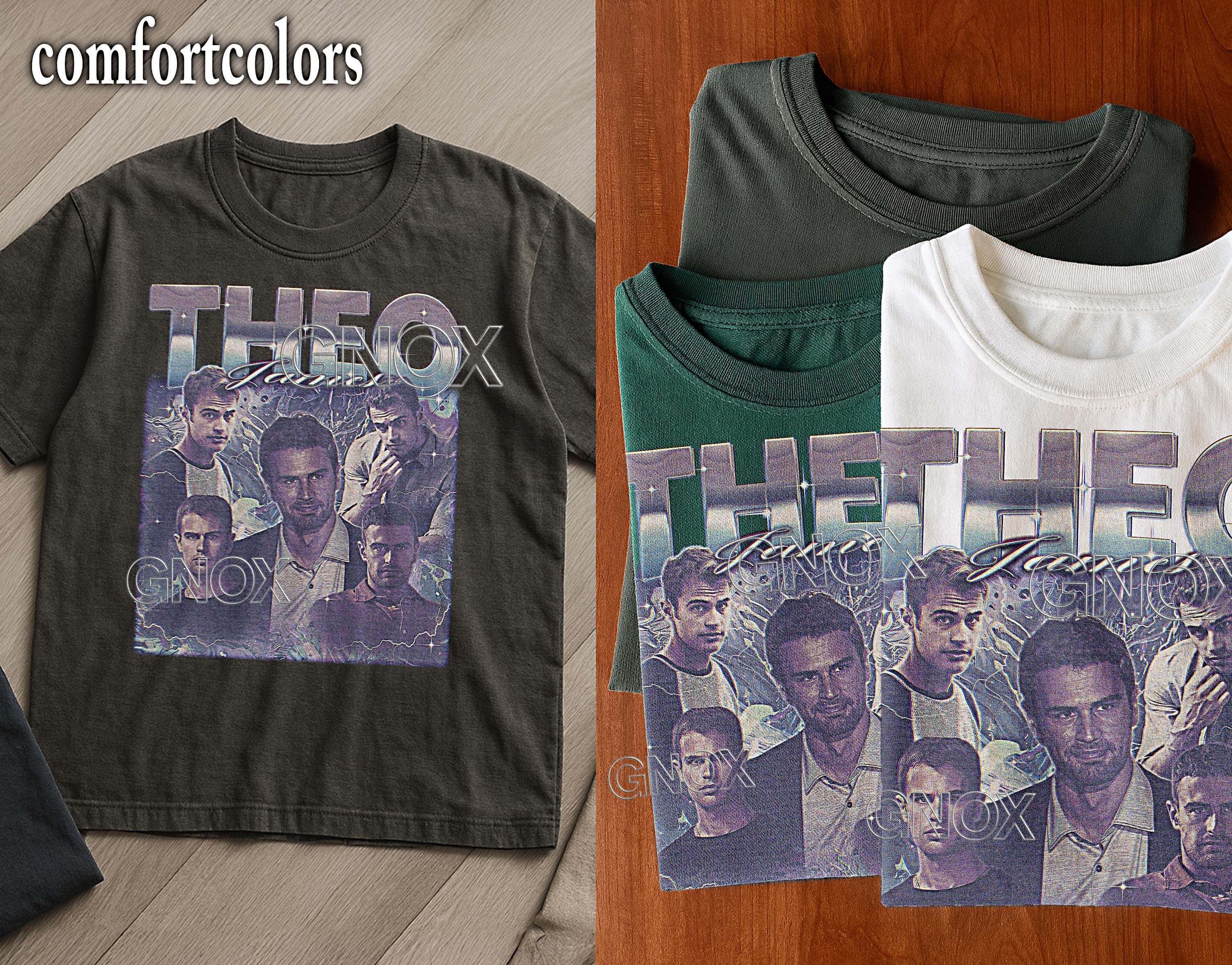THEO JAMES Vintage Shirt, Theo James Homage Tshirt, Theo James Fan Tees, Theo James Retro 90s Sweater, Theo James Merch Gift #saf - image 3