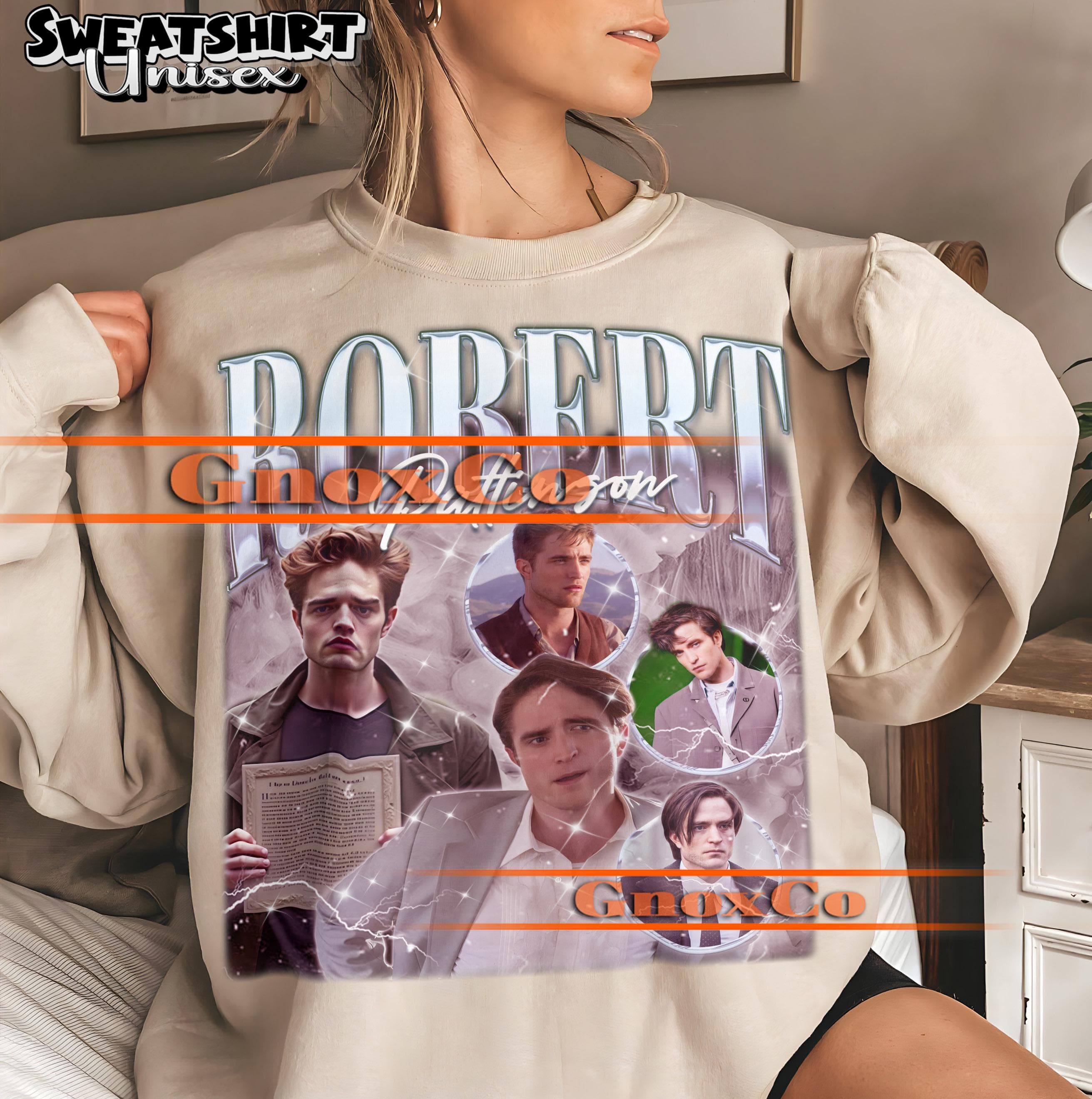 ROBERT PATTINSON Vintage Shirt, Robert Pattinson Tshirt, Robert Pattinson Fan Tees, Robert Pattinson Retro 90s Sweater Merch Gift #saf - image 4