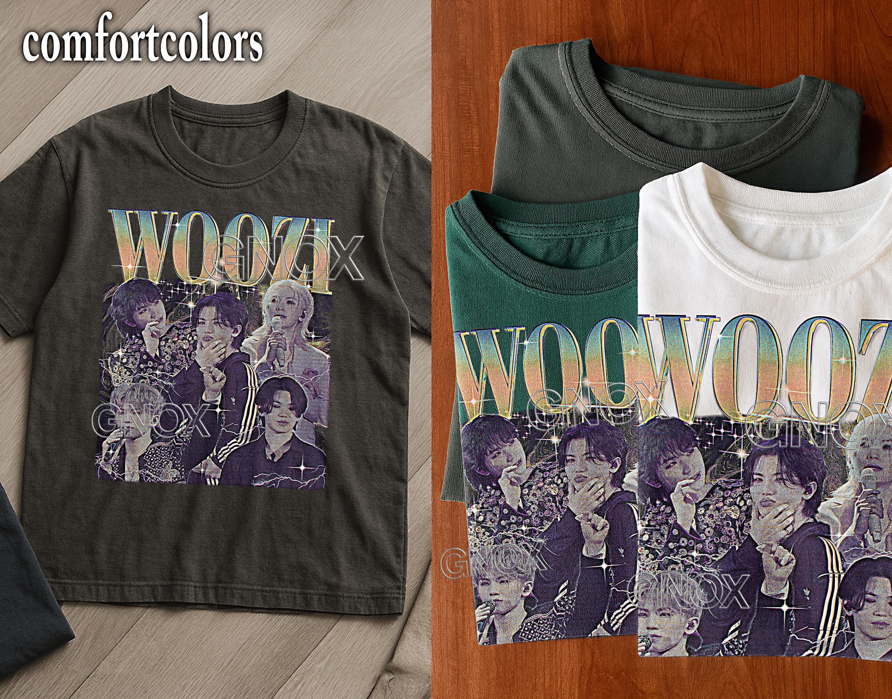 WOOZI Seventeen Shirt, Woozi Vintage Tshirt, Woozi Fan Tees, Woozi Retro 90s Sweater, Woozi Merch Gift, Seventeen Kpop Merch, Kpop Gift #saf - image 3