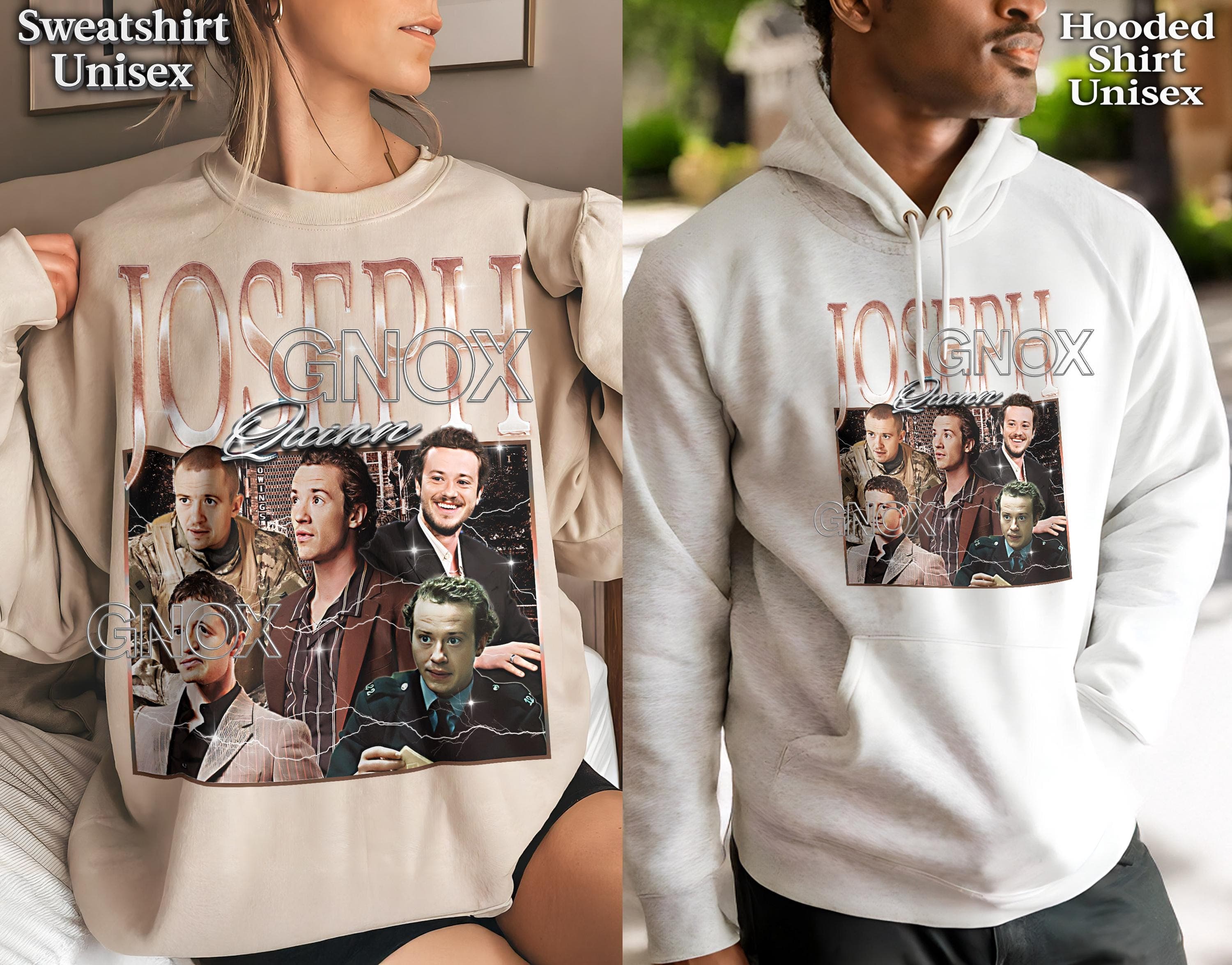 JOSEPH QUINN Shirt, Joseph Quinn Vintage Tshirt, Joseph Quinn Fan Tees, Joseph Quinn Retro 90s Sweater, Joseph Quinn Merch Gift #saf - image 3