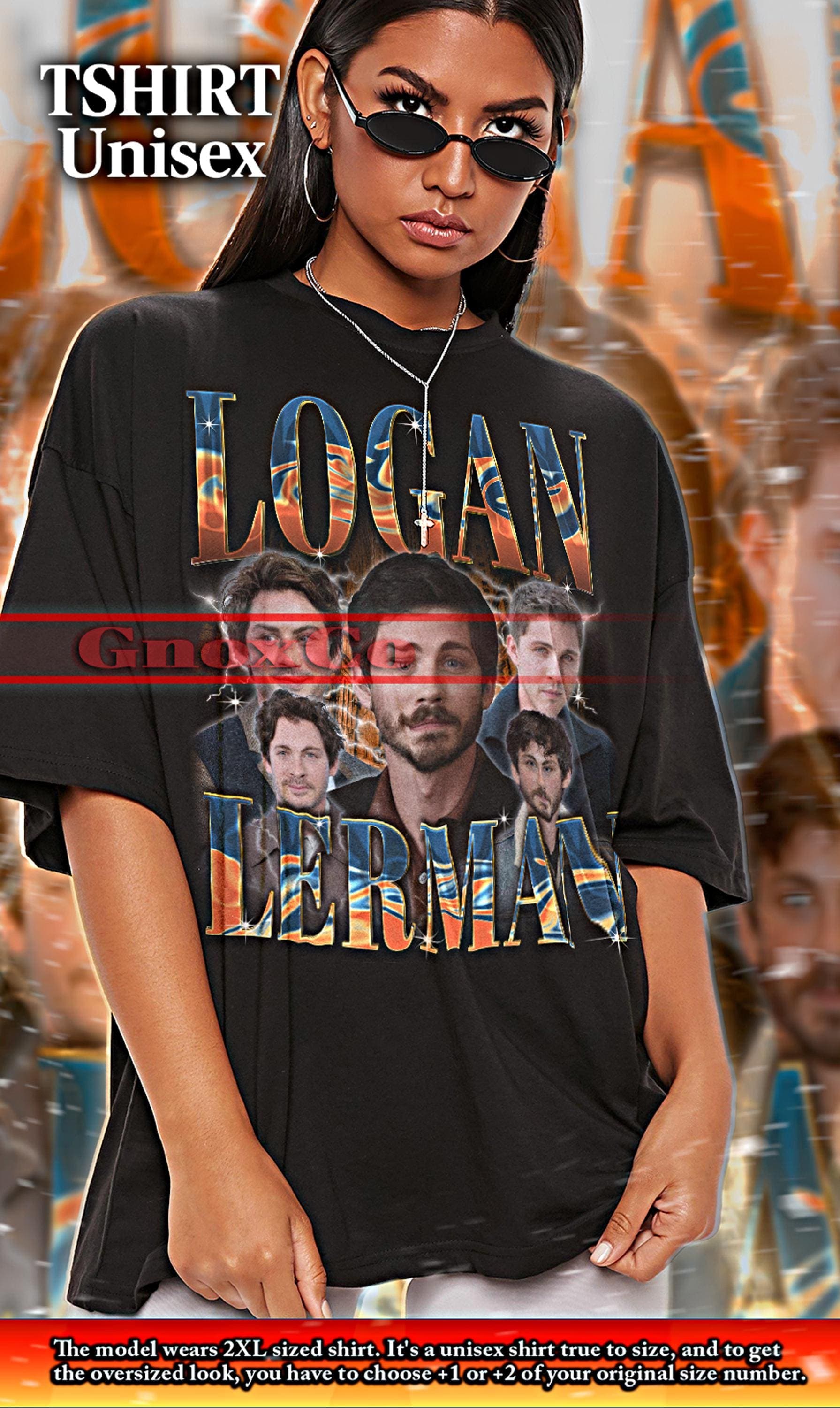 LOGAN LERMAN Shirt, Logan Lerman Tshirt, Logan Lerman Tees, Logan Lerman Retro 90s Sweater, Logan Lerman Merch Gift #tpc