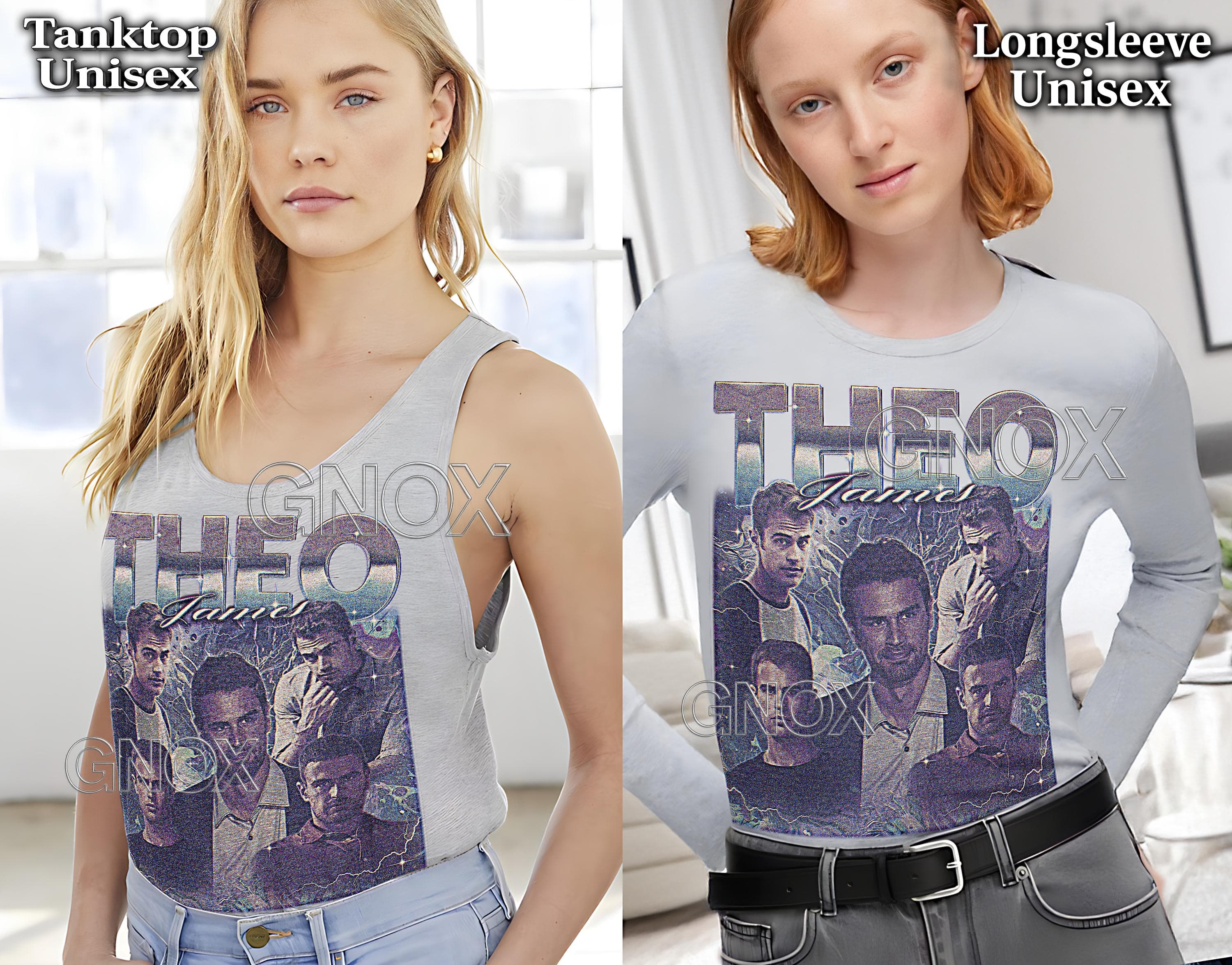 THEO JAMES Vintage Shirt, Theo James Homage Tshirt, Theo James Fan Tees, Theo James Retro 90s Sweater, Theo James Merch Gift #saf - image 5