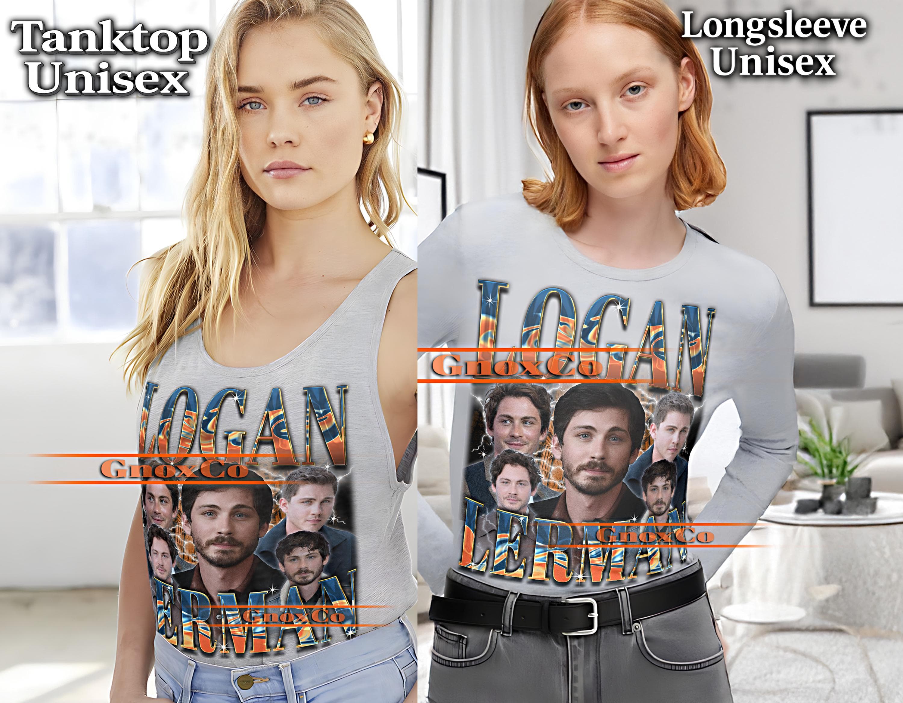 LOGAN LERMAN Shirt, Logan Lerman Tshirt, Logan Lerman Tees, Logan Lerman Retro 90s Sweater, Logan Lerman Merch Gift #tpc - image 4