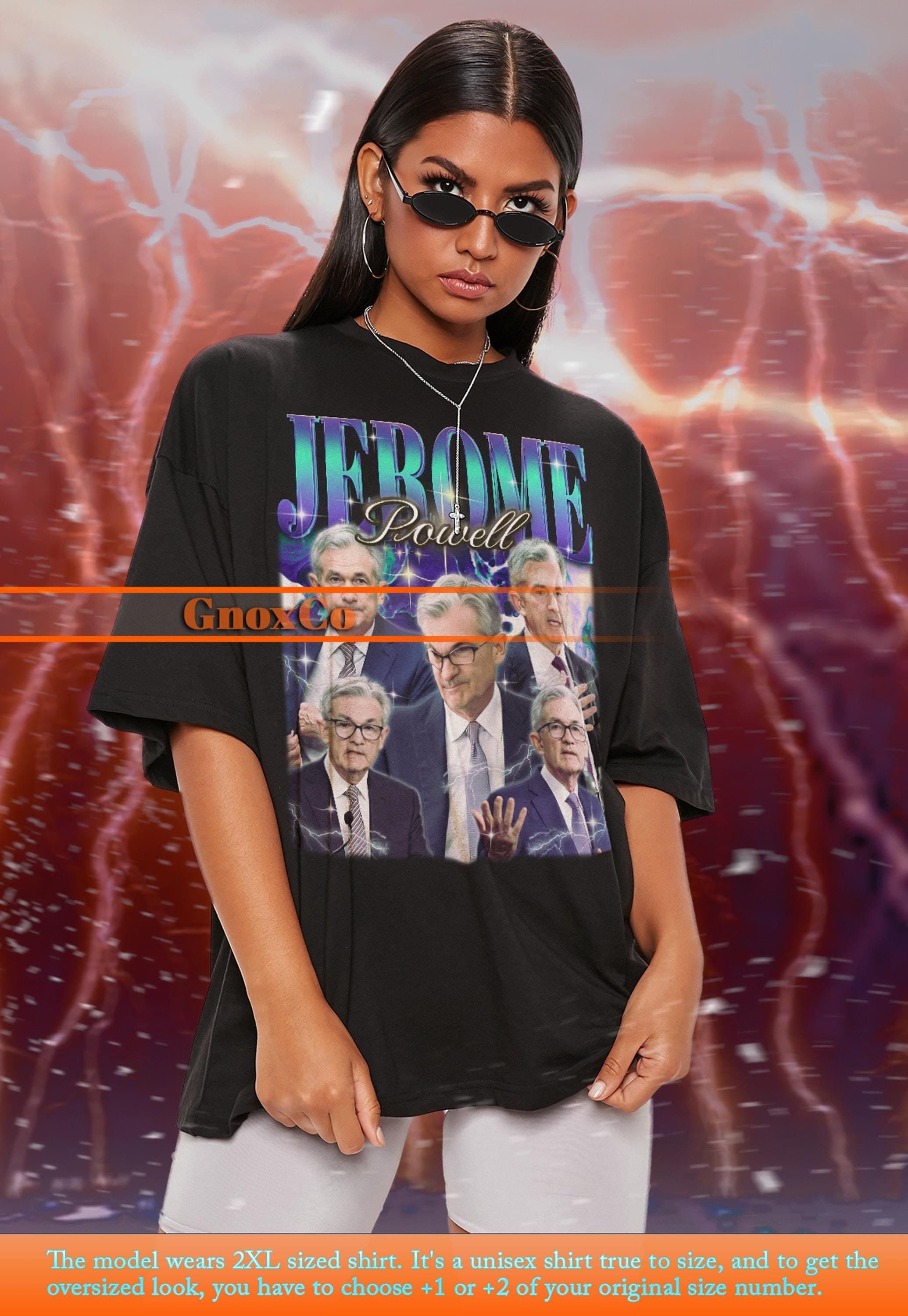 JEROME POWELL Vintage Shirt, Jerome Powell Homage Tshirt, Jerome Powell Fan Tees, Jerome Powell Retro 90s Sweater, Jerome Powell Merch #saf
