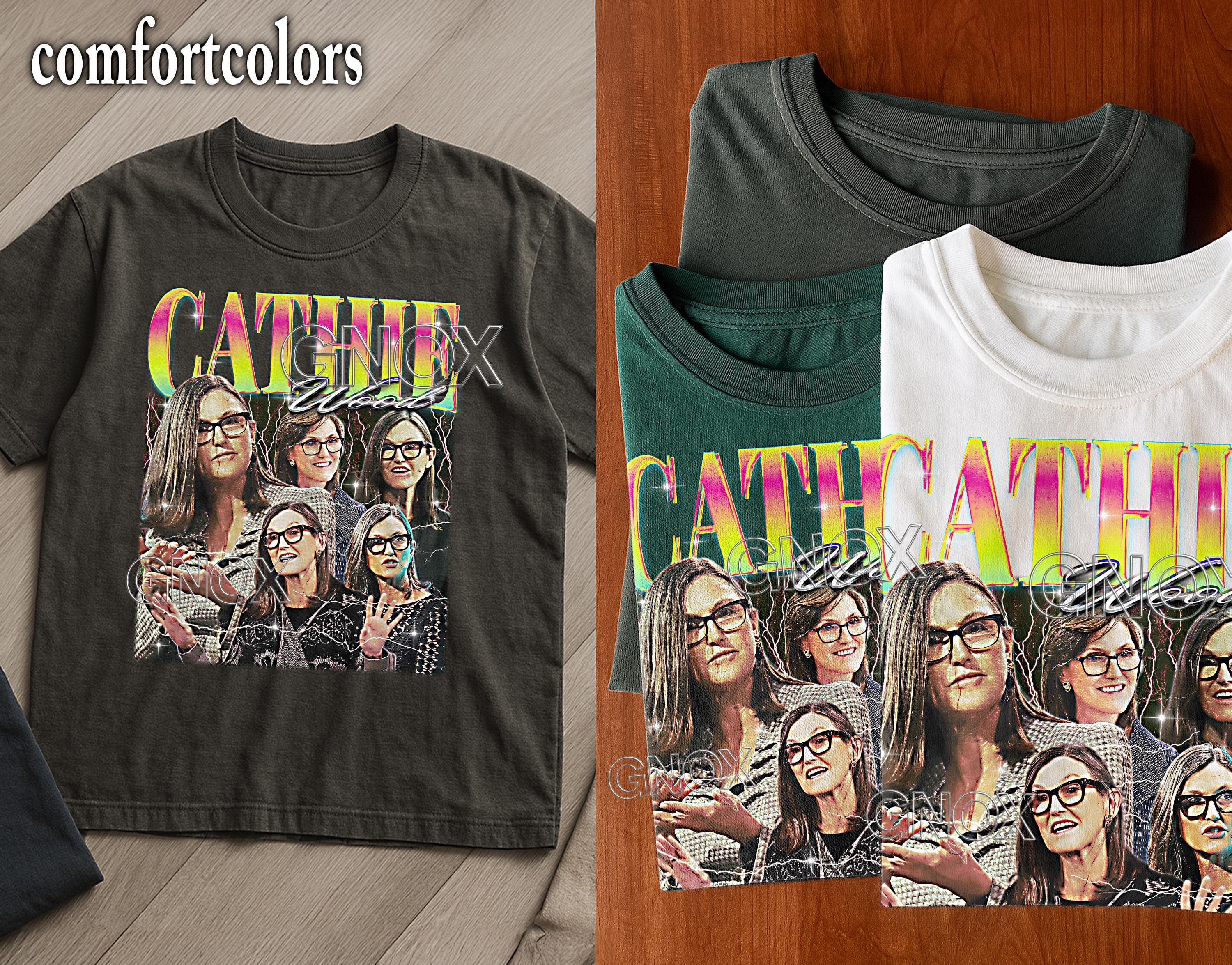 CATHIE WOOD Shirt, Cathie Wood Bootleg Tshirt, Cathie Wood Retro Tees, Cathie Wood Retro 90s Sweater, Cathie Wood Merch Gift #saf - image 5