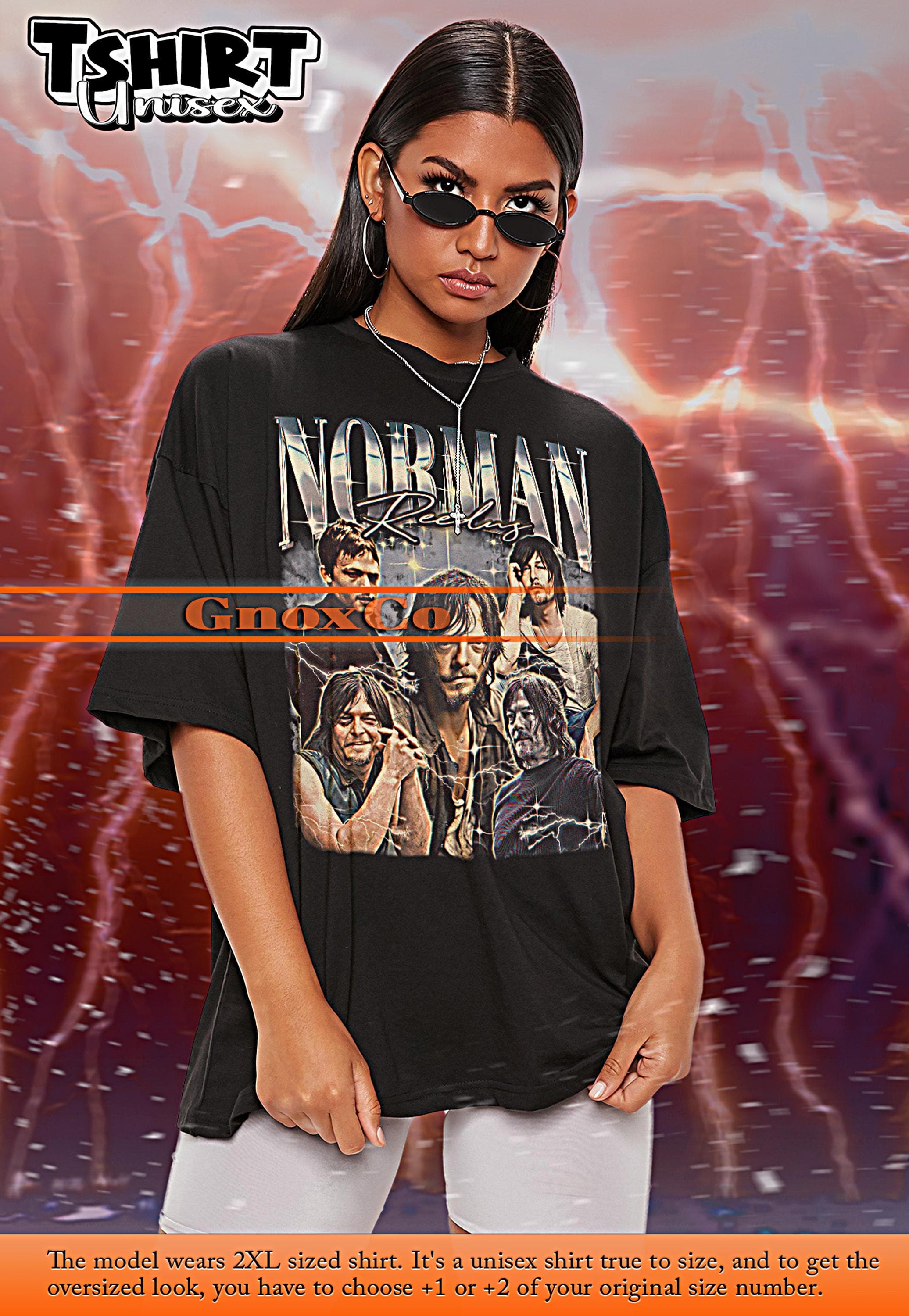 NORMAN REEDUS Tribute Shirt, Norman Reedus Vintage Tshirt, Norman Reedus Retro Tees, Norman Reedus Retro Sweater, Norman Reedus Gift #saf