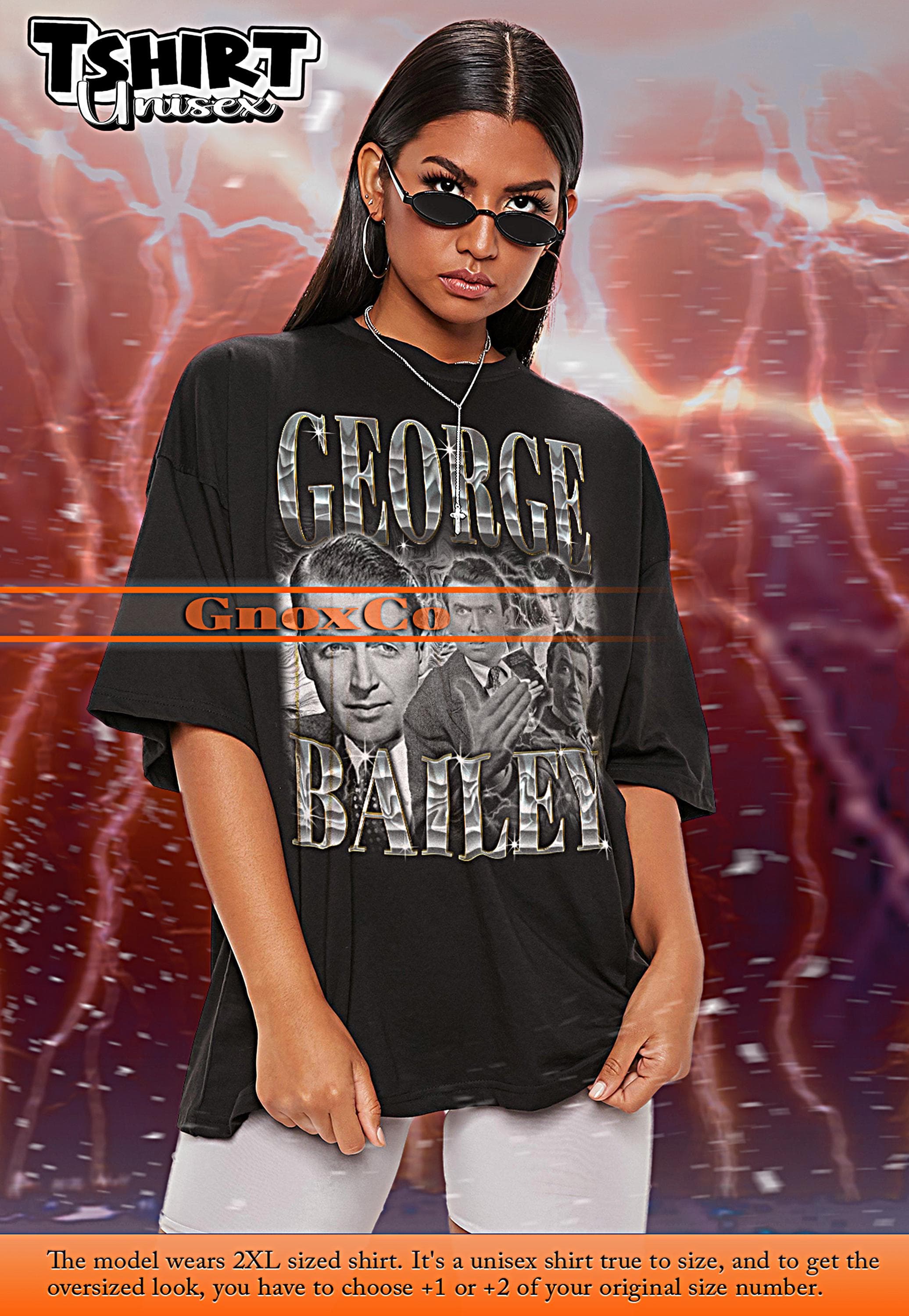 GEORGE BAILEY Shirt, George Bailey Vintage Tshirt, George Bailey Fan Tees, George Bailey Retro 90s Sweater, George Bailey Merch Gift #tpc