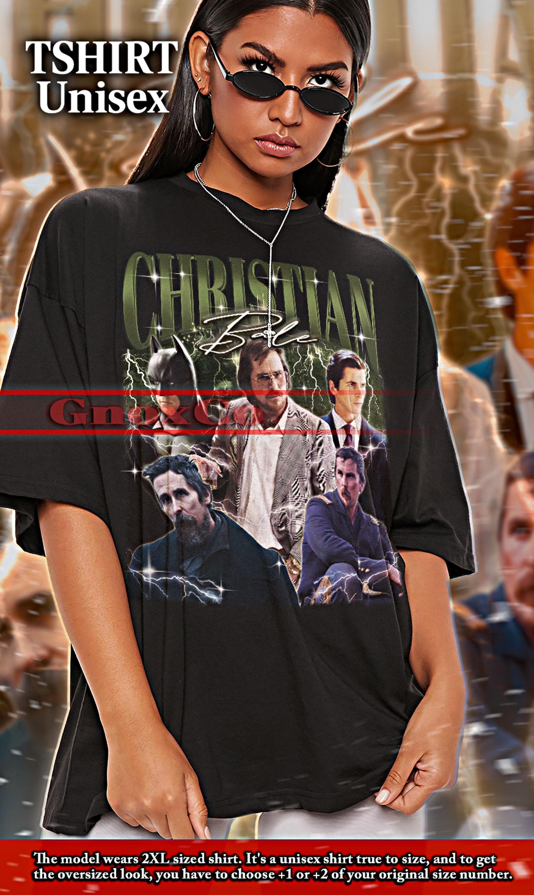 CHRISTIAN BALE Shirt, Christian Bale Tshirt, Christian Bale Fan Tees, Christian Bale Retro 90s Sweater, Christian Bale Merch Gift #saf