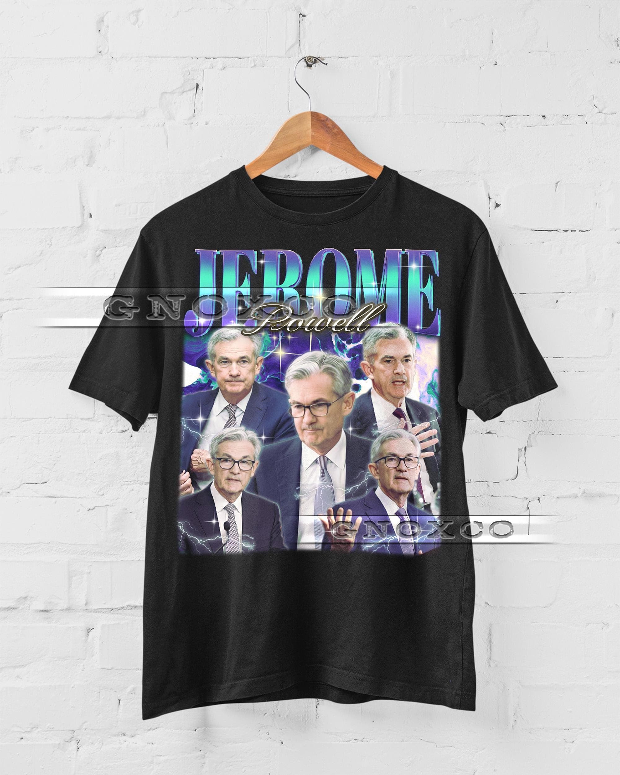 JEROME POWELL Vintage Shirt, Jerome Powell Homage Tshirt, Jerome Powell Fan Tees, Jerome Powell Retro 90s Sweater, Jerome Powell Merch #saf - image 3