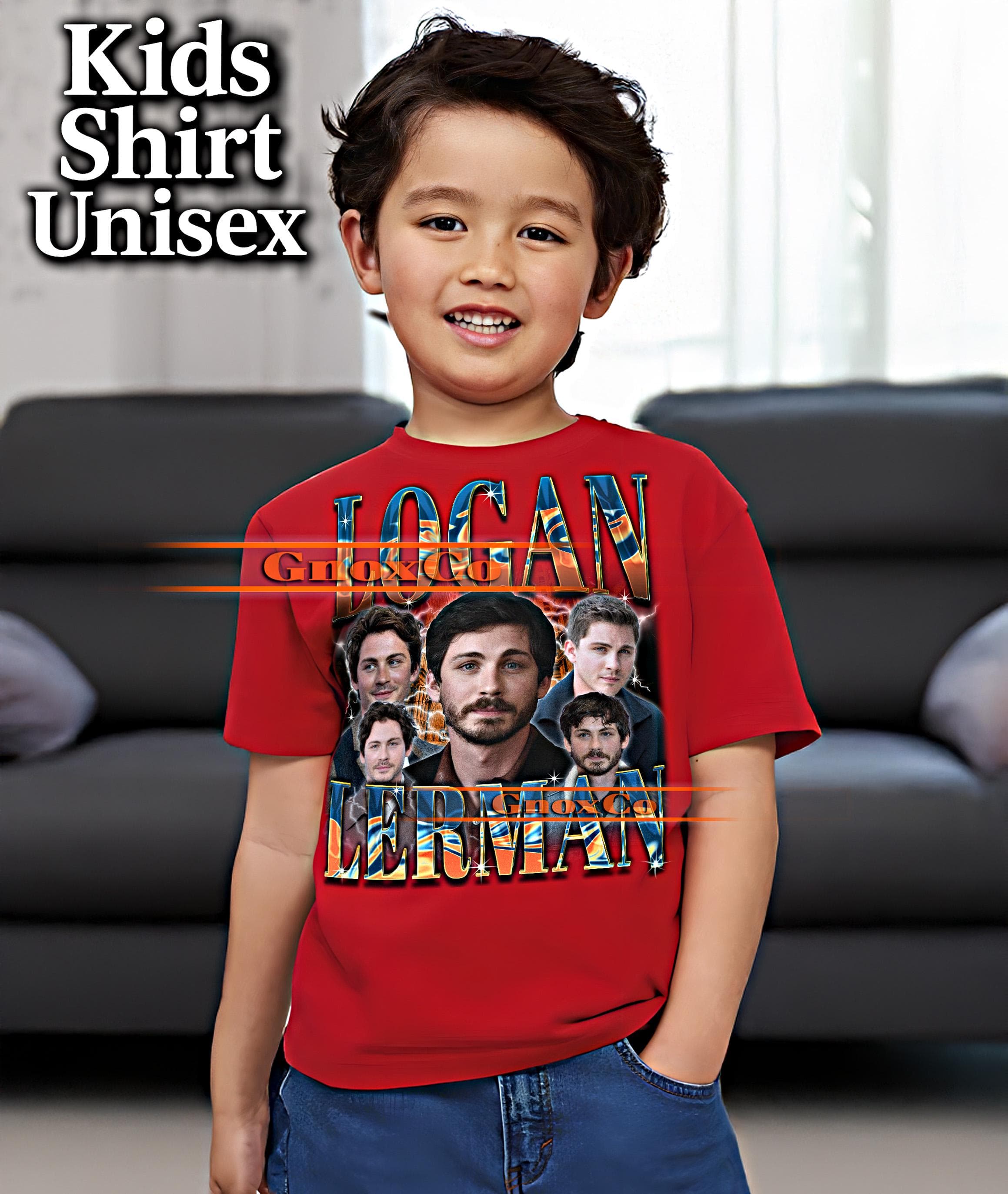 LOGAN LERMAN Shirt, Logan Lerman Tshirt, Logan Lerman Tees, Logan Lerman Retro 90s Sweater, Logan Lerman Merch Gift #tpc - image 3