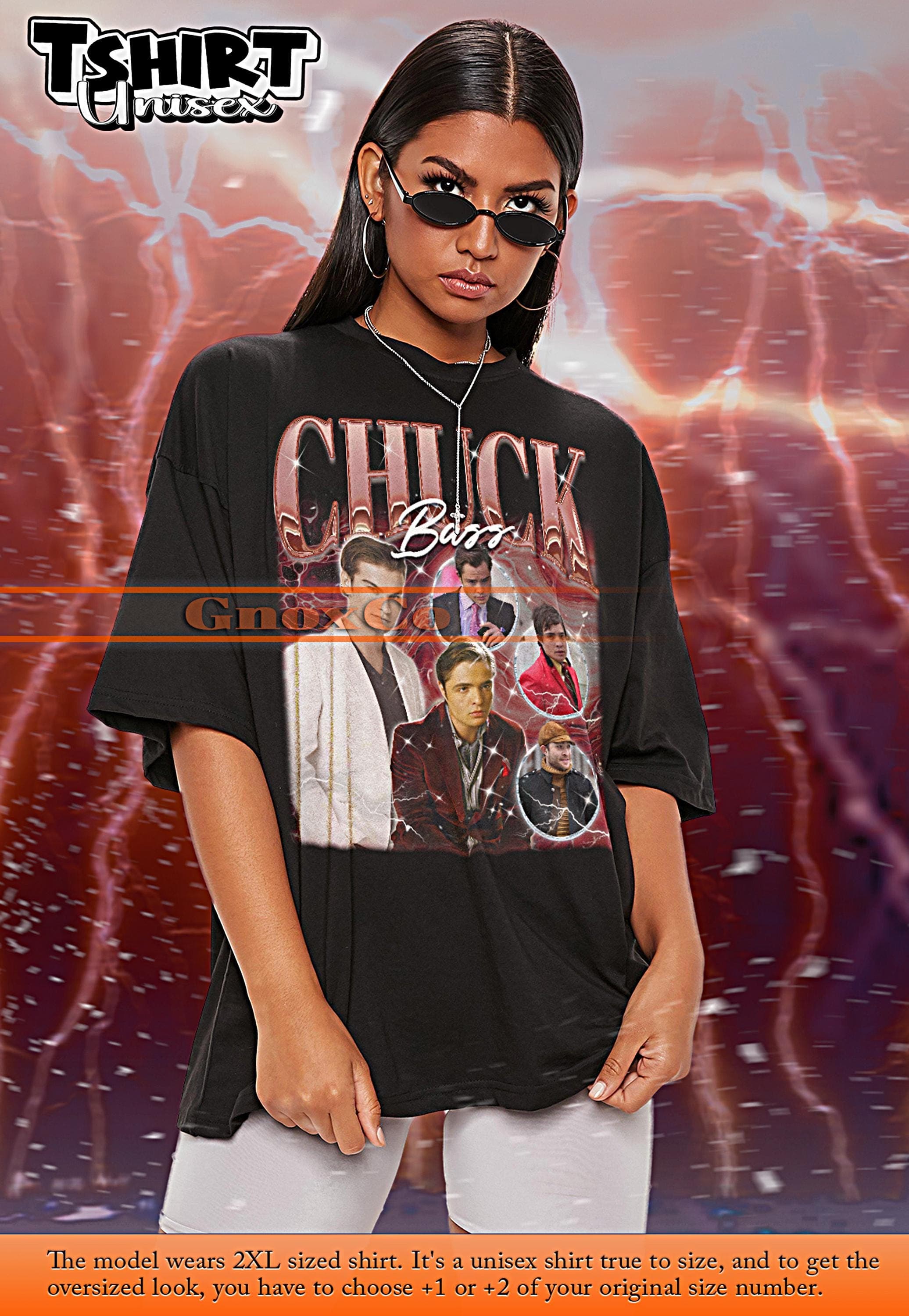 CHUCK BASS Shirt, Chuck Bass Vintage Tshirt, Chuck Bass Retro Tees, Chuck Bass Retro 90s Sweater, Chuck Bass Merch Gift, Ed Westwick #saf