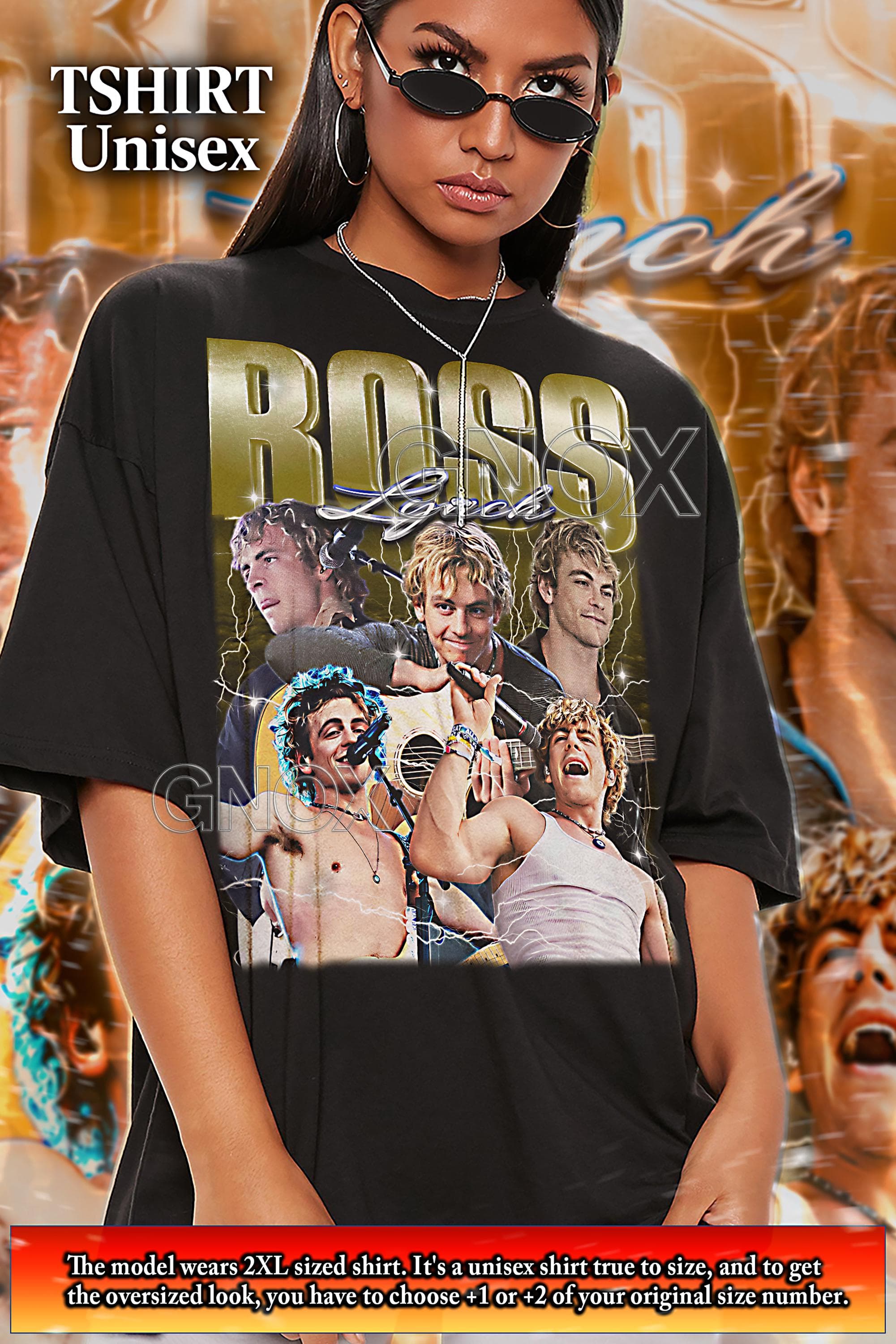 ROSS LYNCH Shirt, Ross Lynch Tshirt, Ross Lynch Band Bootleg Tees, Ross Lynch Retro 90s Sweater, Ross Lynch Concert Merch #saf
