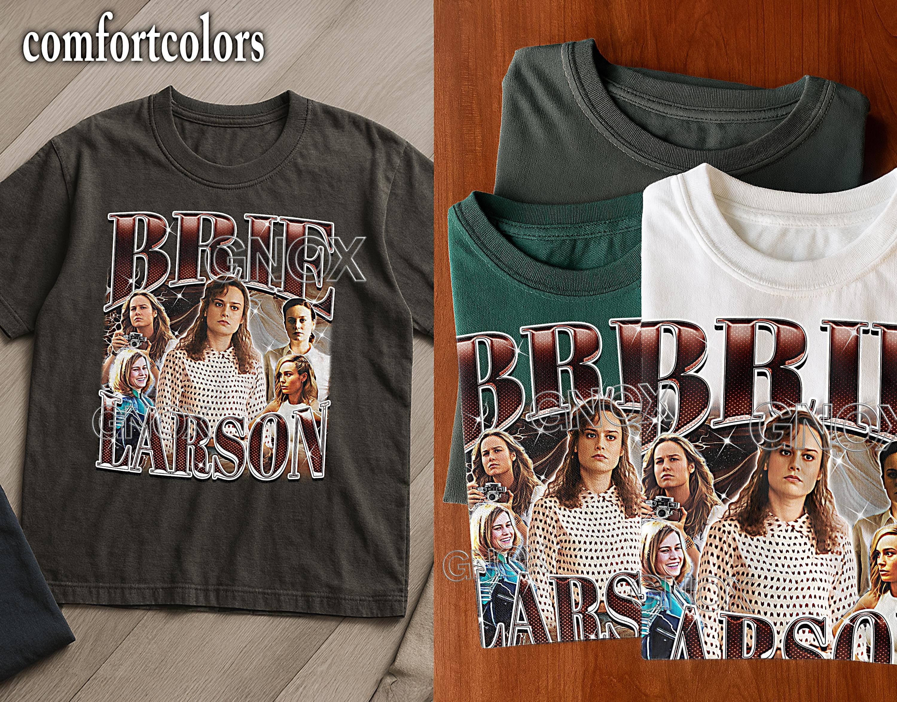 BRIE LARSON Shirt, Brie Larson Vintage Tshirt, Brie Larson Bootleg Tee, Brie Larson Retro 90s Sweater, Brie Larson Merch #saf - image 5
