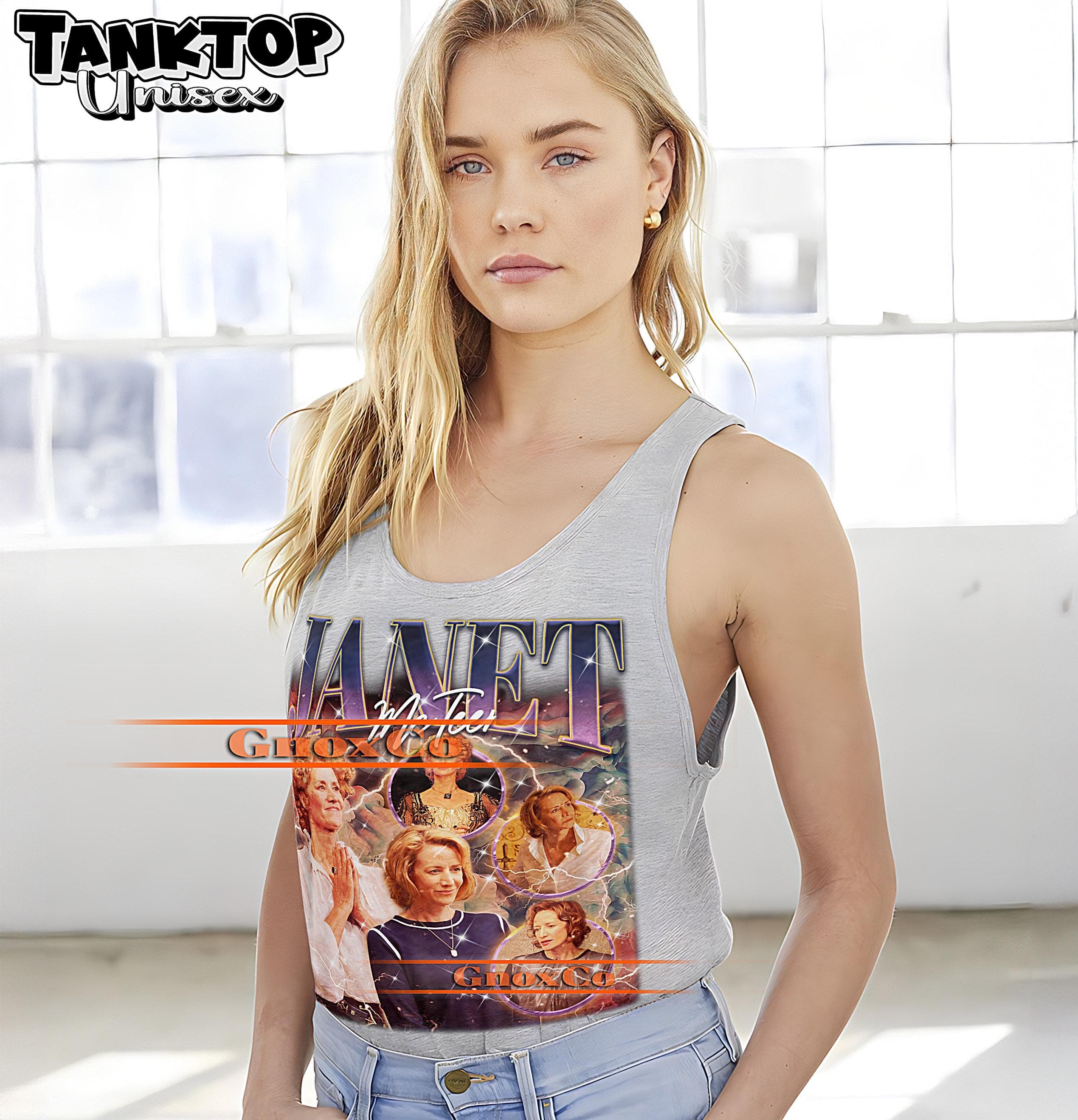 JANET MCTEER Shirt, Janet McTeer Vintage Tshirt, Janet McTeer Fan Tees, Janet McTeer Retro 90s Sweater, Janet McTeer Merch Gift #saf - image 3