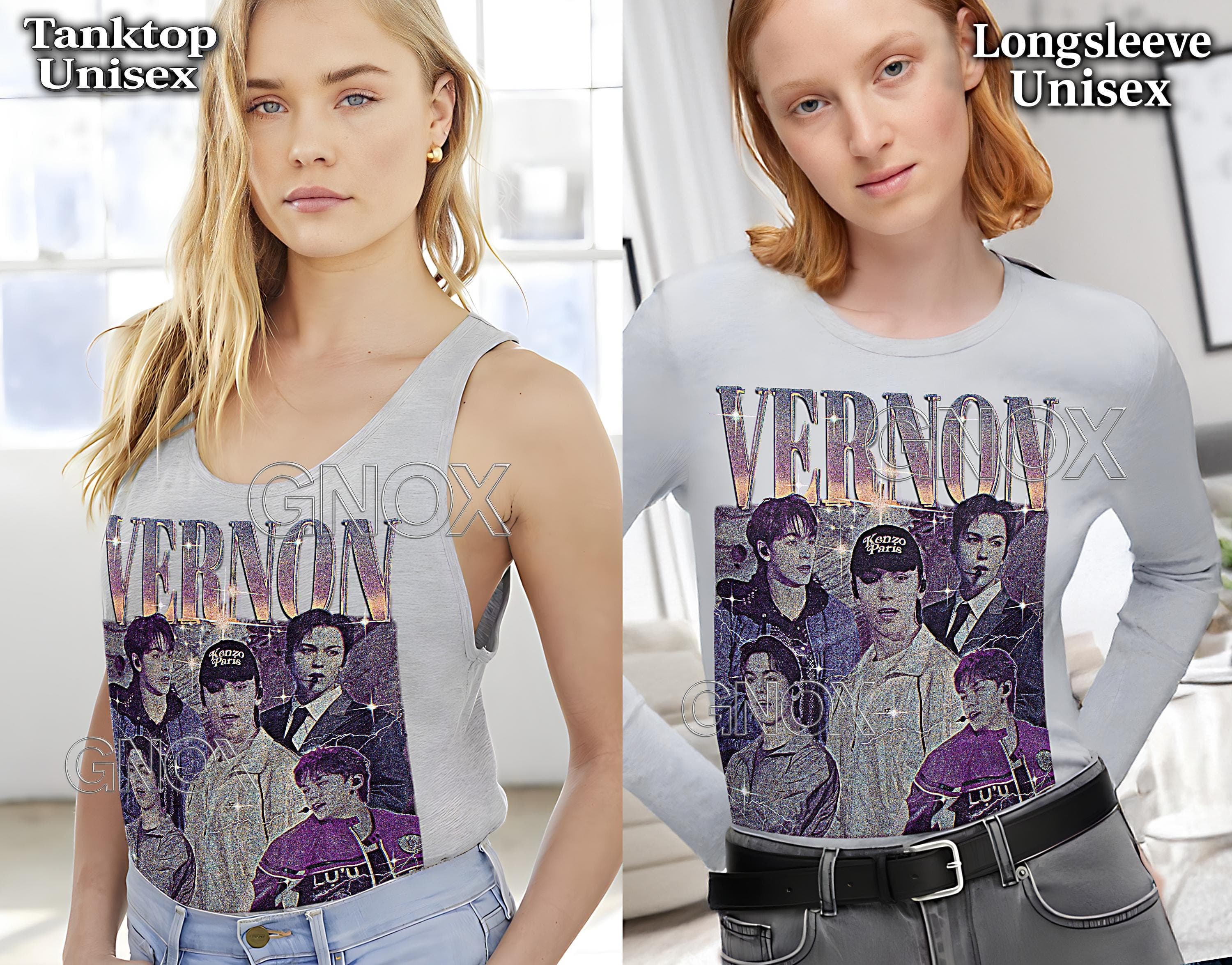 VERNON Seventeen Idol Shirt, Vernon Idol Tshirt, Vernon Kpop Tees, Vernon Retro 90s Sweater, Vernon Merch Gift #saf - image 5