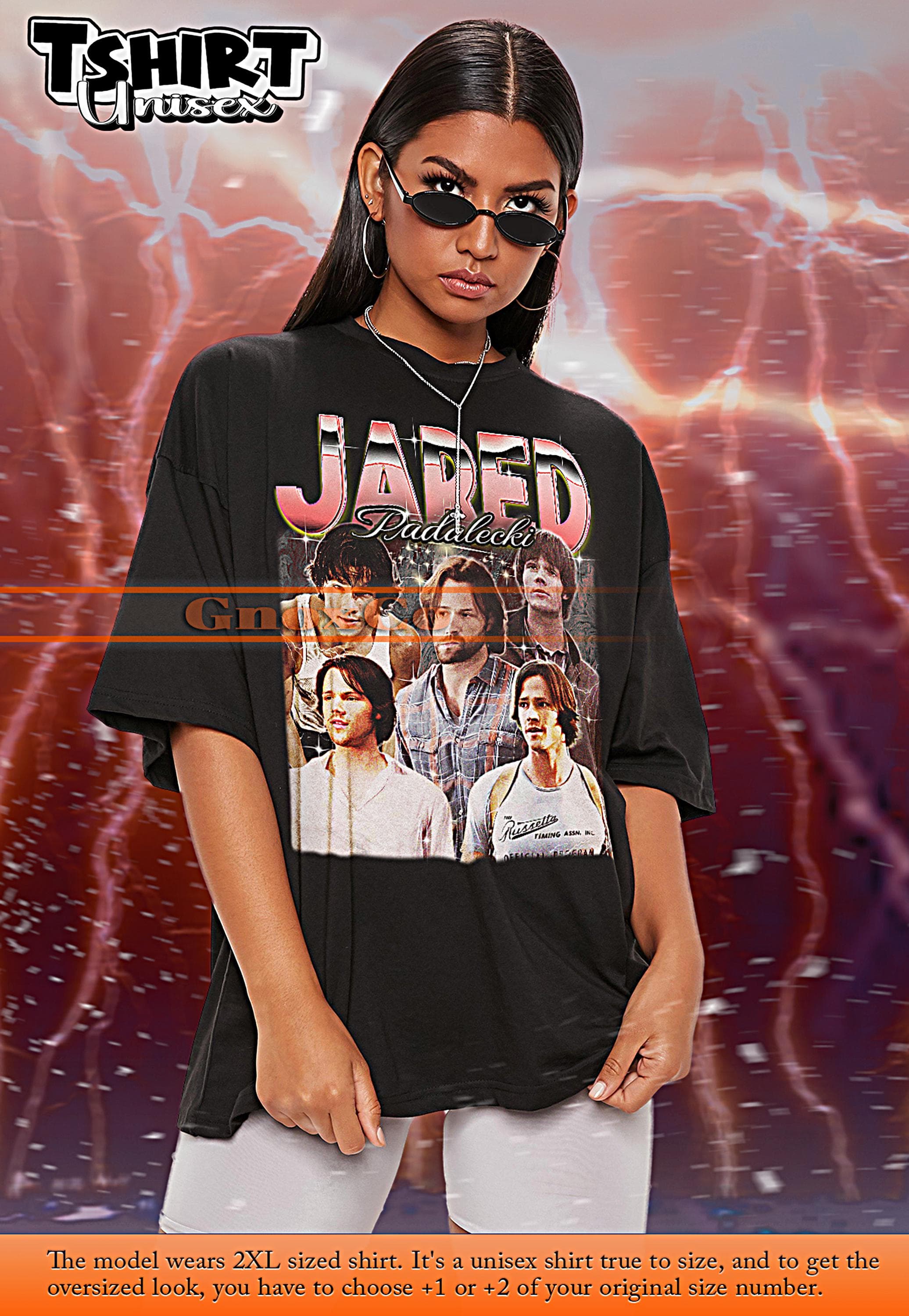 JARED PADALECKI Shirt, Jared Padalecki Vintage Tshirt, Jared Padalecki Fan Tees, Jared Padalecki Retro 90s Sweater, Jared Padalecki #saf