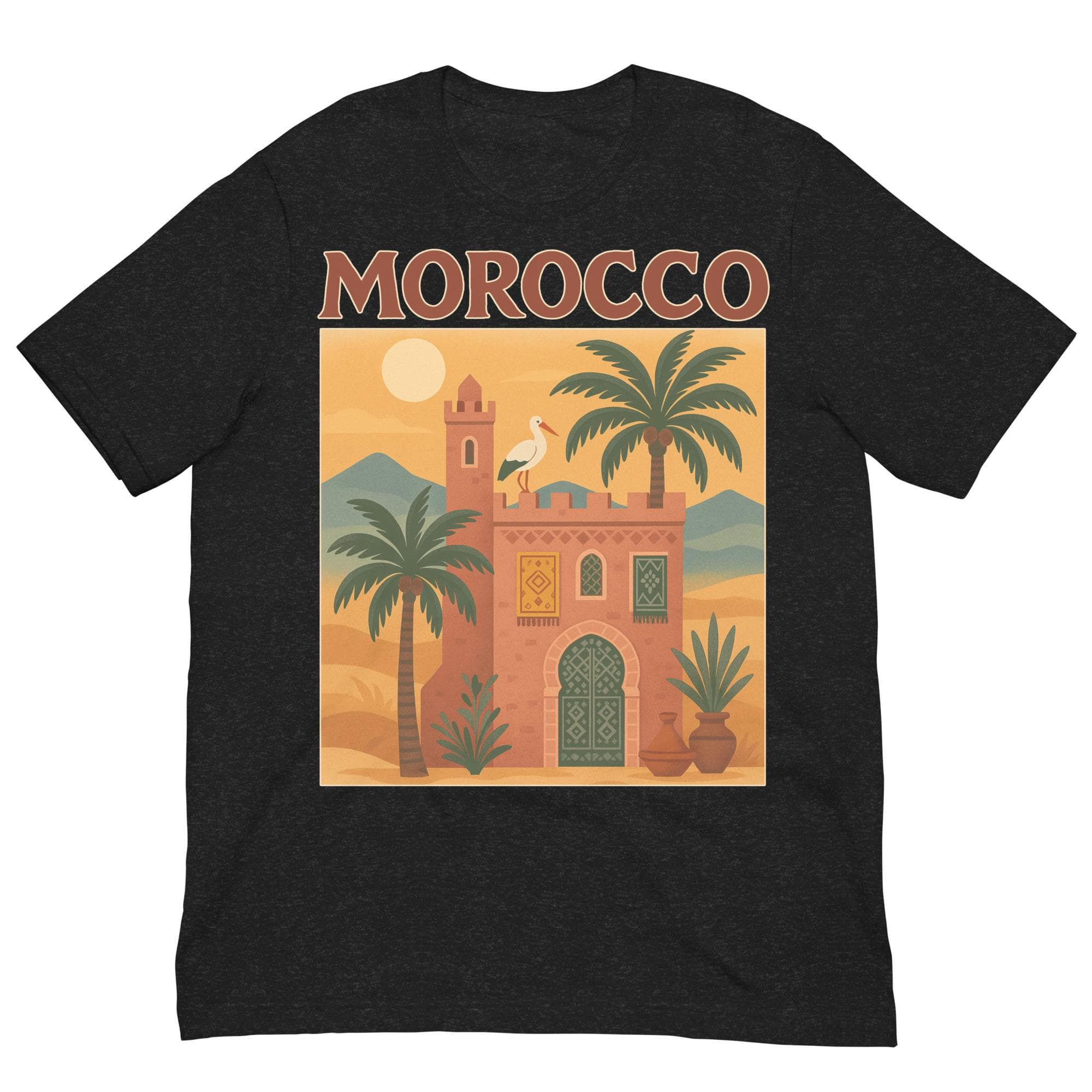 Morocco Vintage Style Drawing Retro Style Berber Souvenir t-shirt