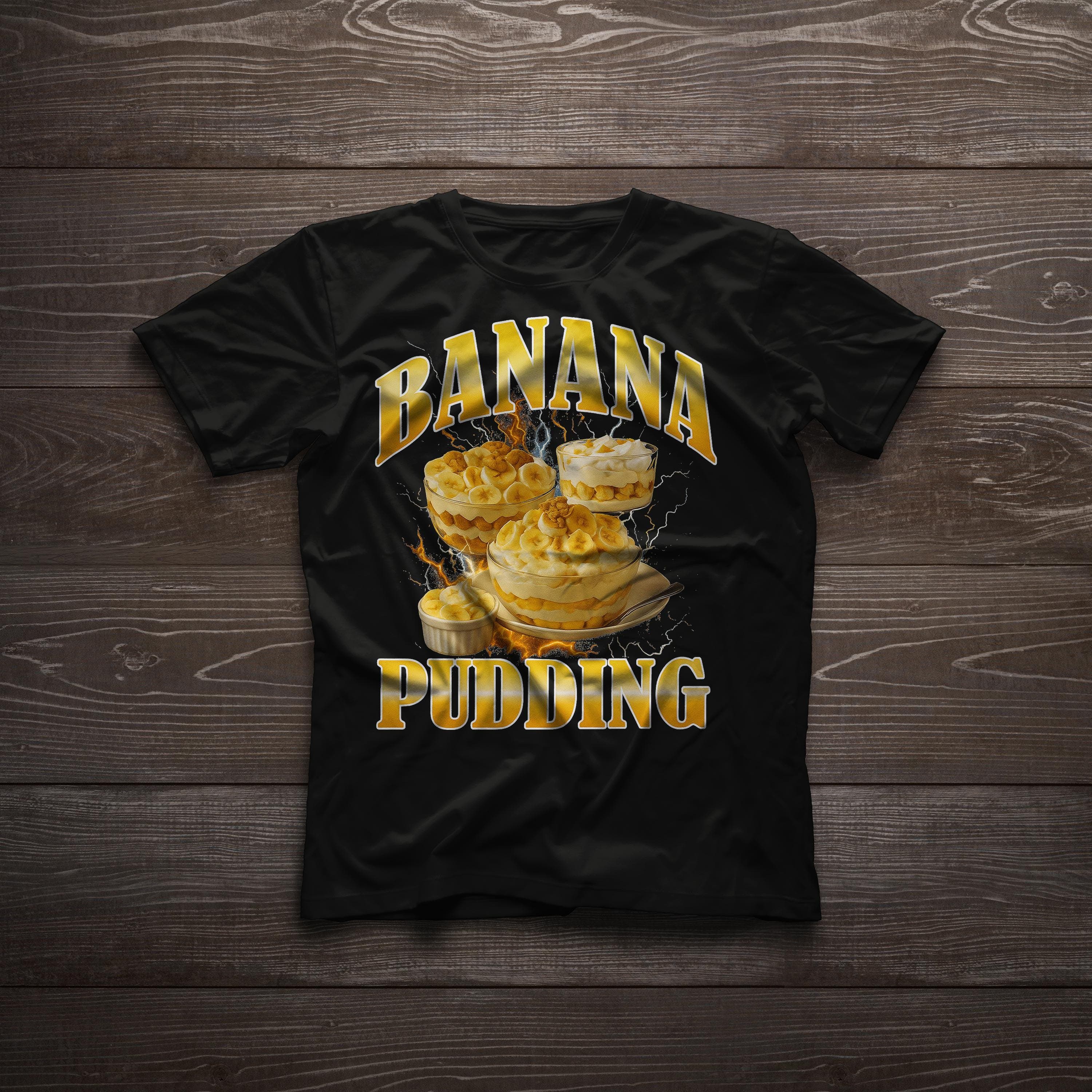 Banana Puddy Vintage T-Shirt | Retro Bootleg Style Banana Pudding Lovers Tshirt