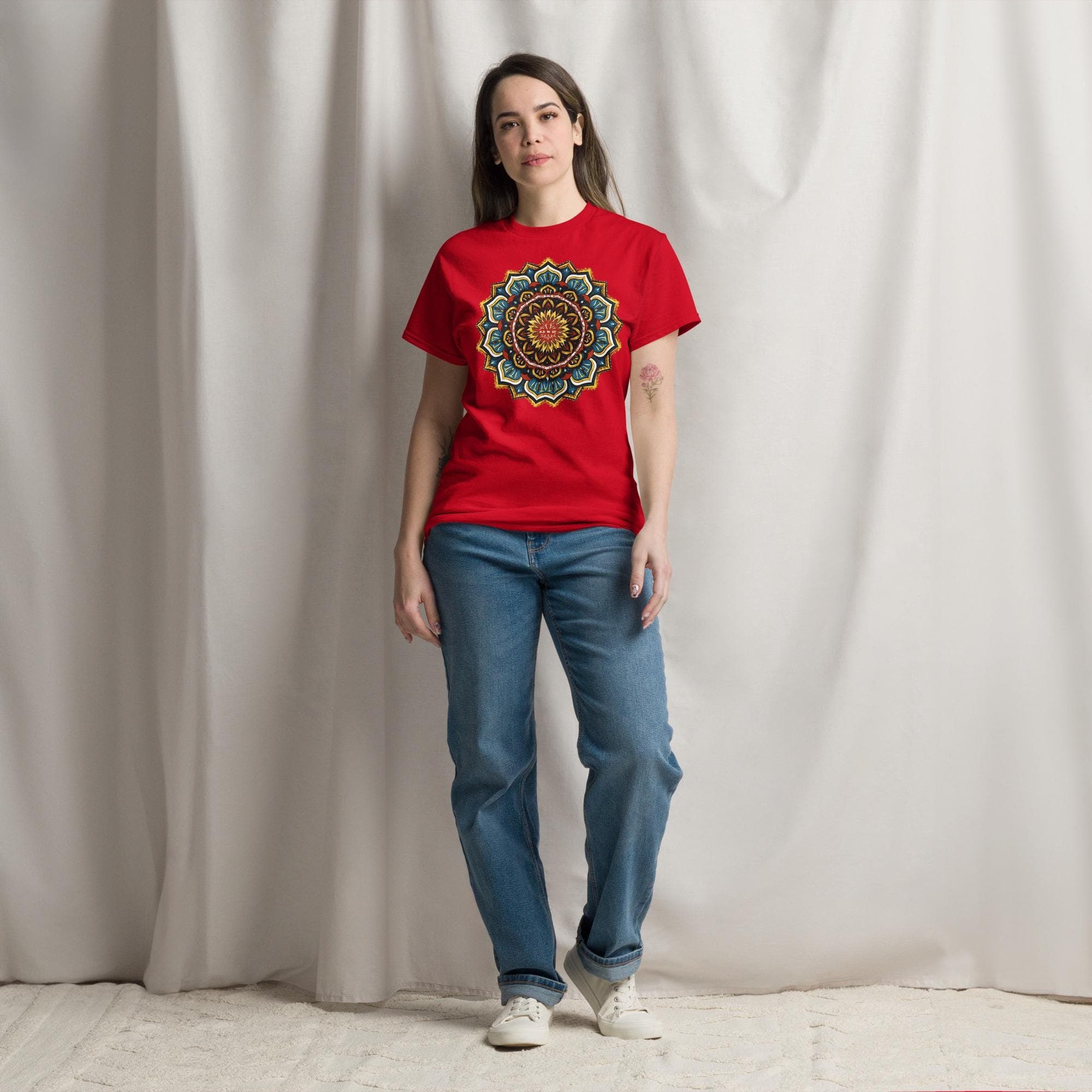 Mandala Protest T-Shirt Subtle Anti-Trump & Feminist Resistance Shirt with Symbolic Design Tshirt