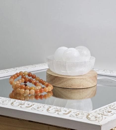 Handmade Selenite Lamp: Crystal Healing, Energy Clearing, Meditation Gift - image 4