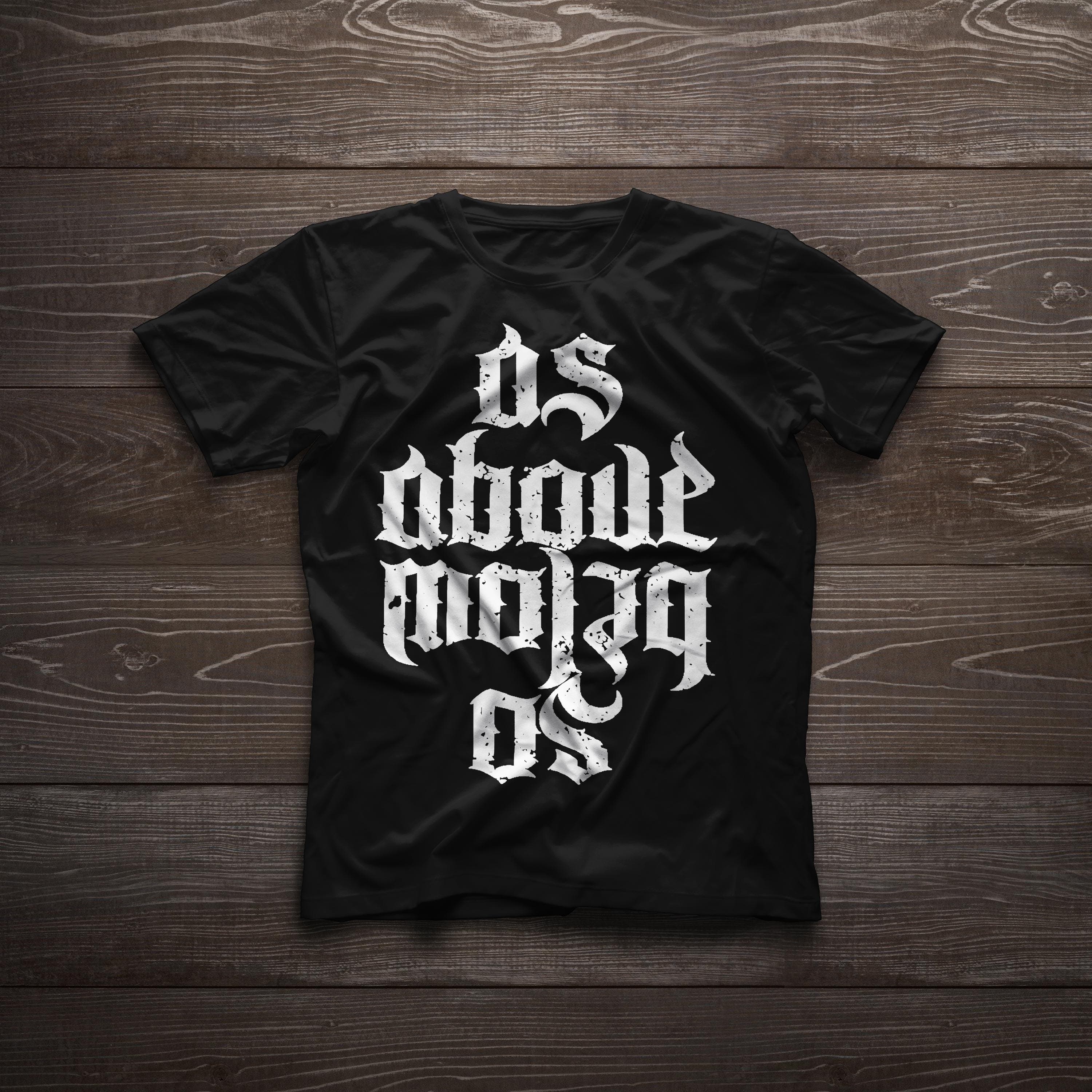 As Above So Below Occult Pagan Gothic Alternative Alchemy Unisex t-shirt