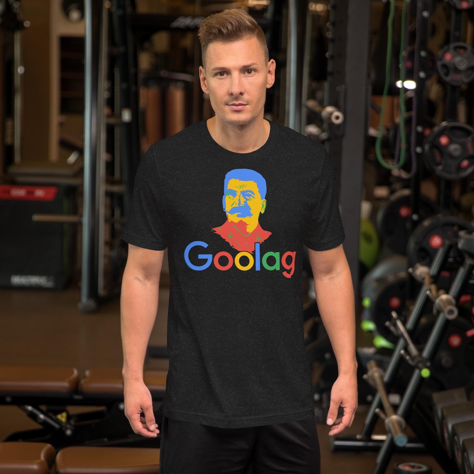 Goolag Funny soviet Era political joke free speech Stalin Raglan Unisex t-shirt
