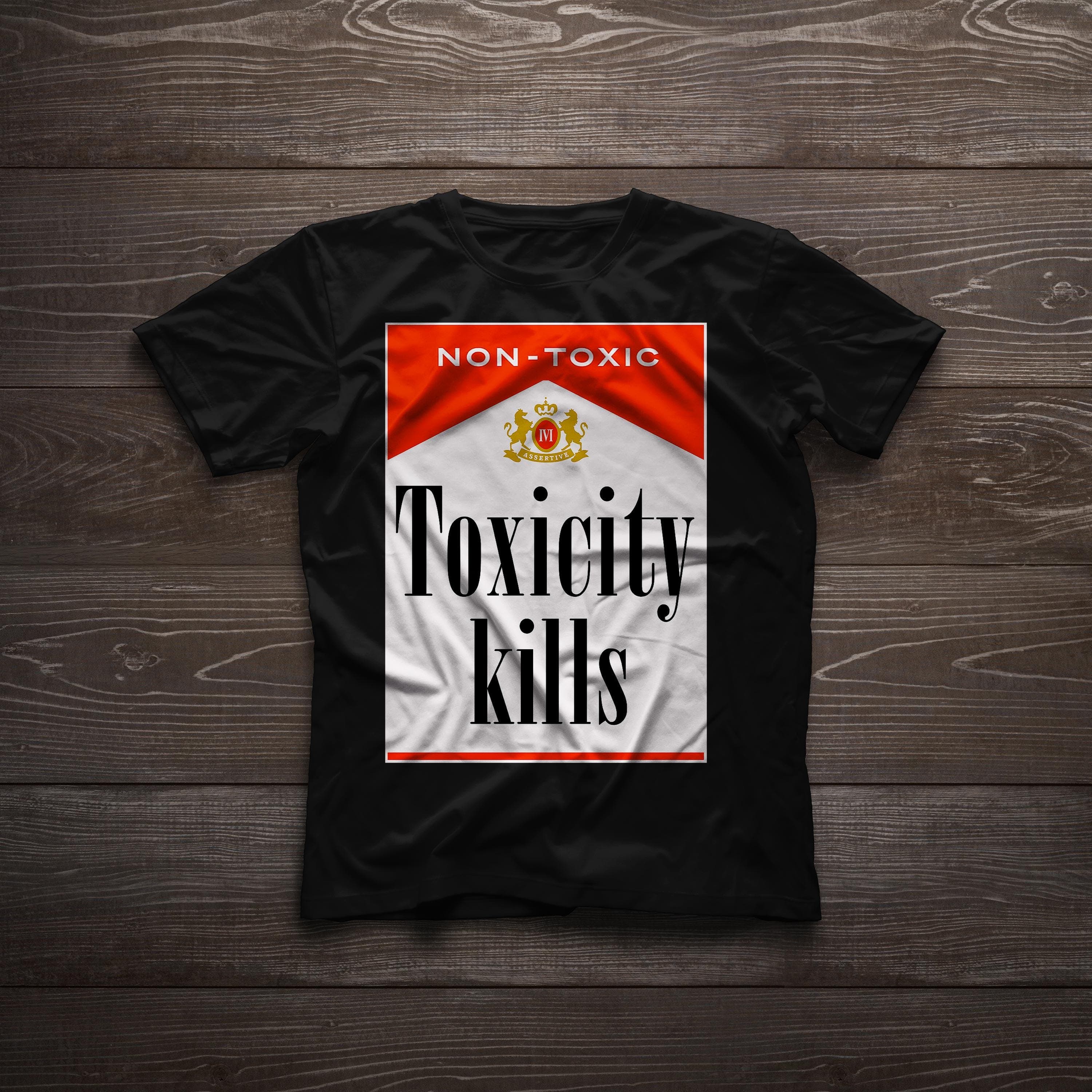 Anti Toxicity Addictive Behavior Non toxic Alternative Style Urban t-shirt - image 3