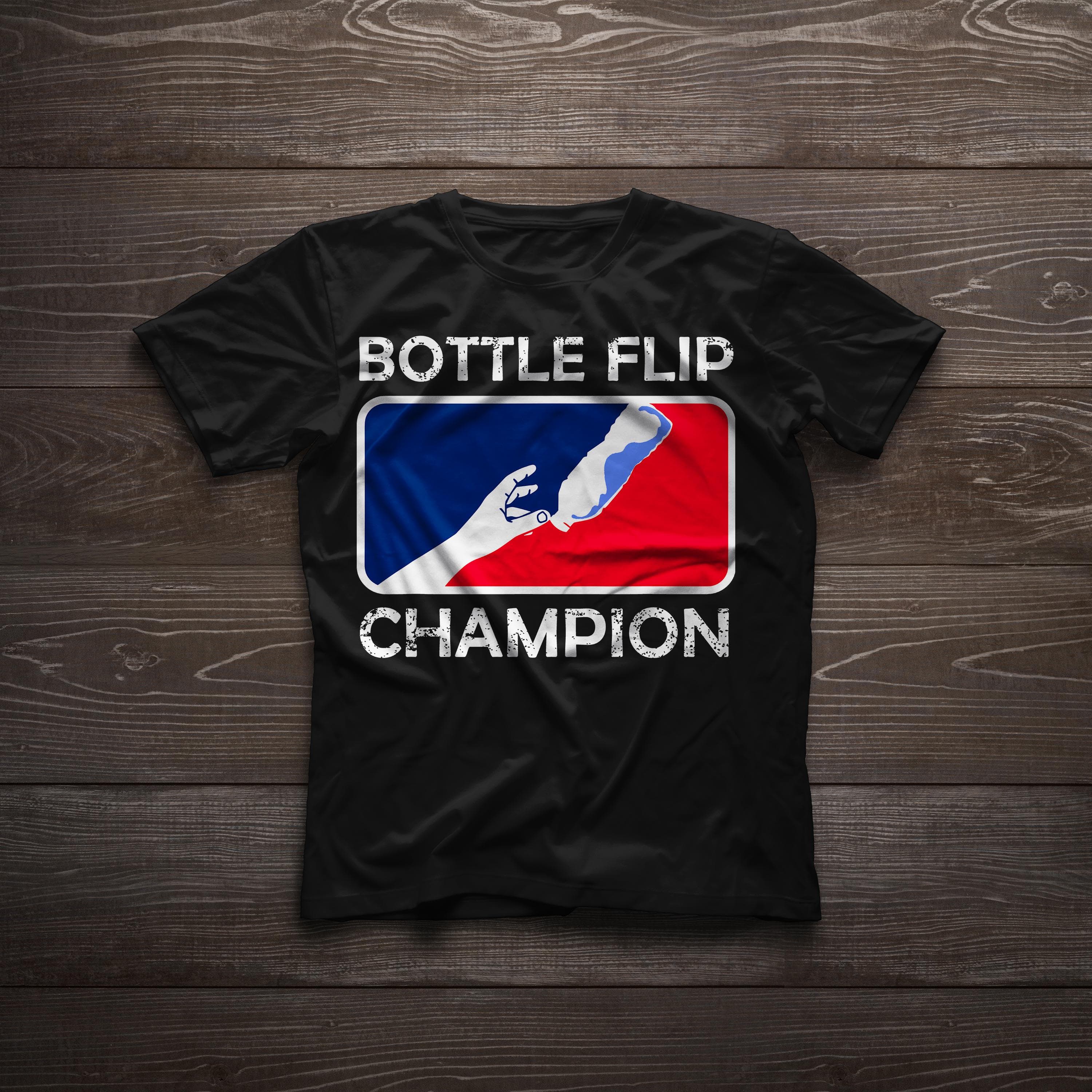 Water Bottle Flipping Champion Viral Bottle Flip Meme Tee Unisex Hydration Hype Apparel t-shirt