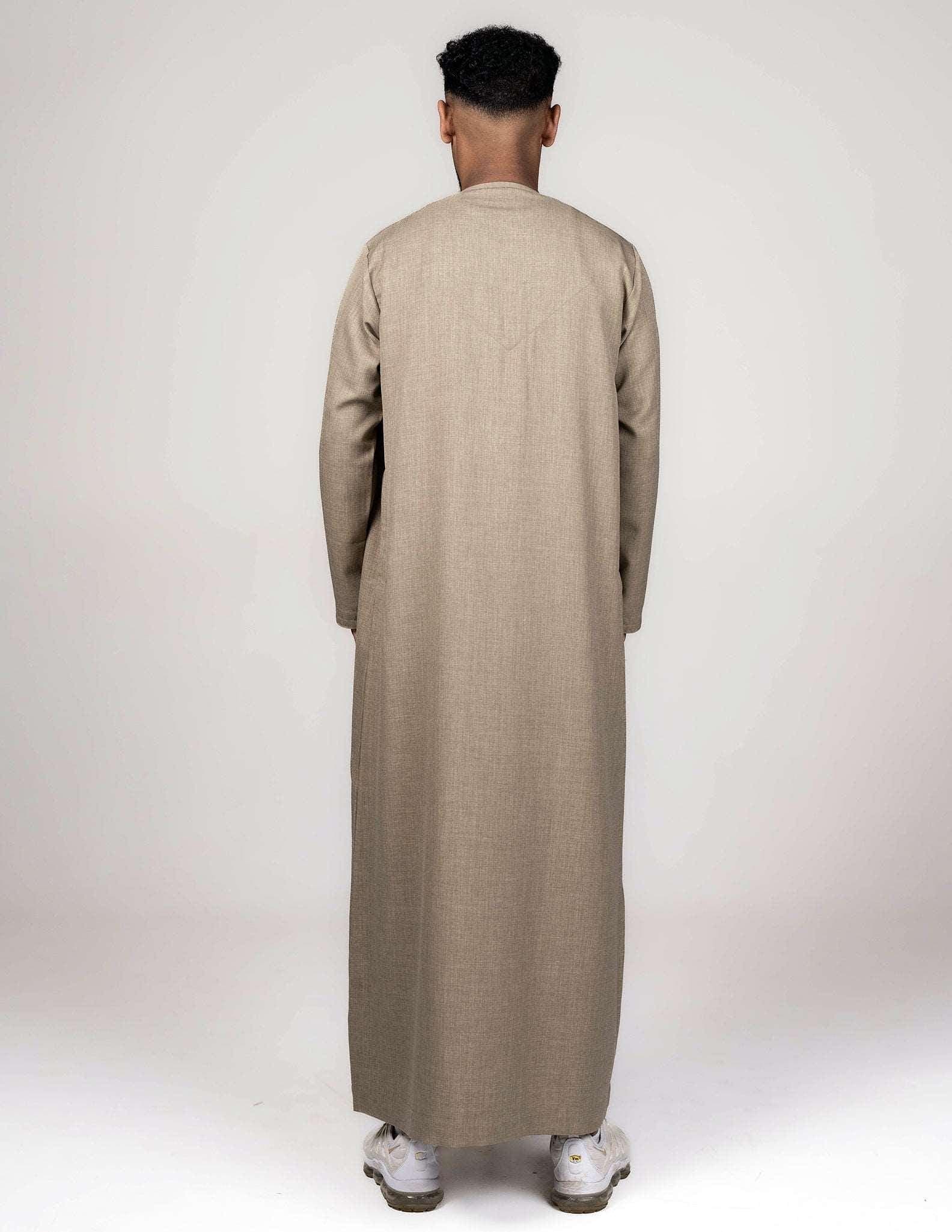 Rayaan Beige Emirati Thobe - image 3