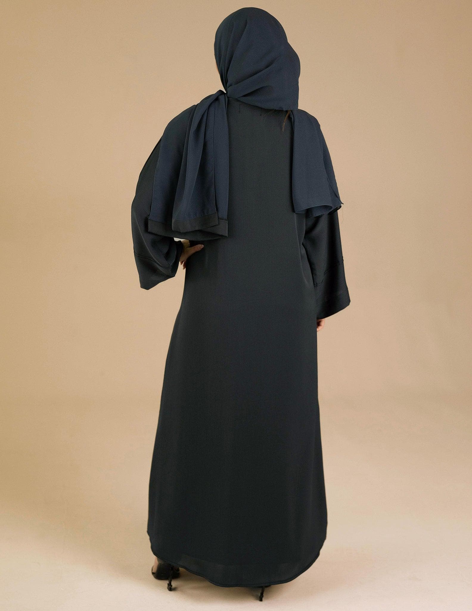 Essential Open Abaya - Imaan Grey - image 3