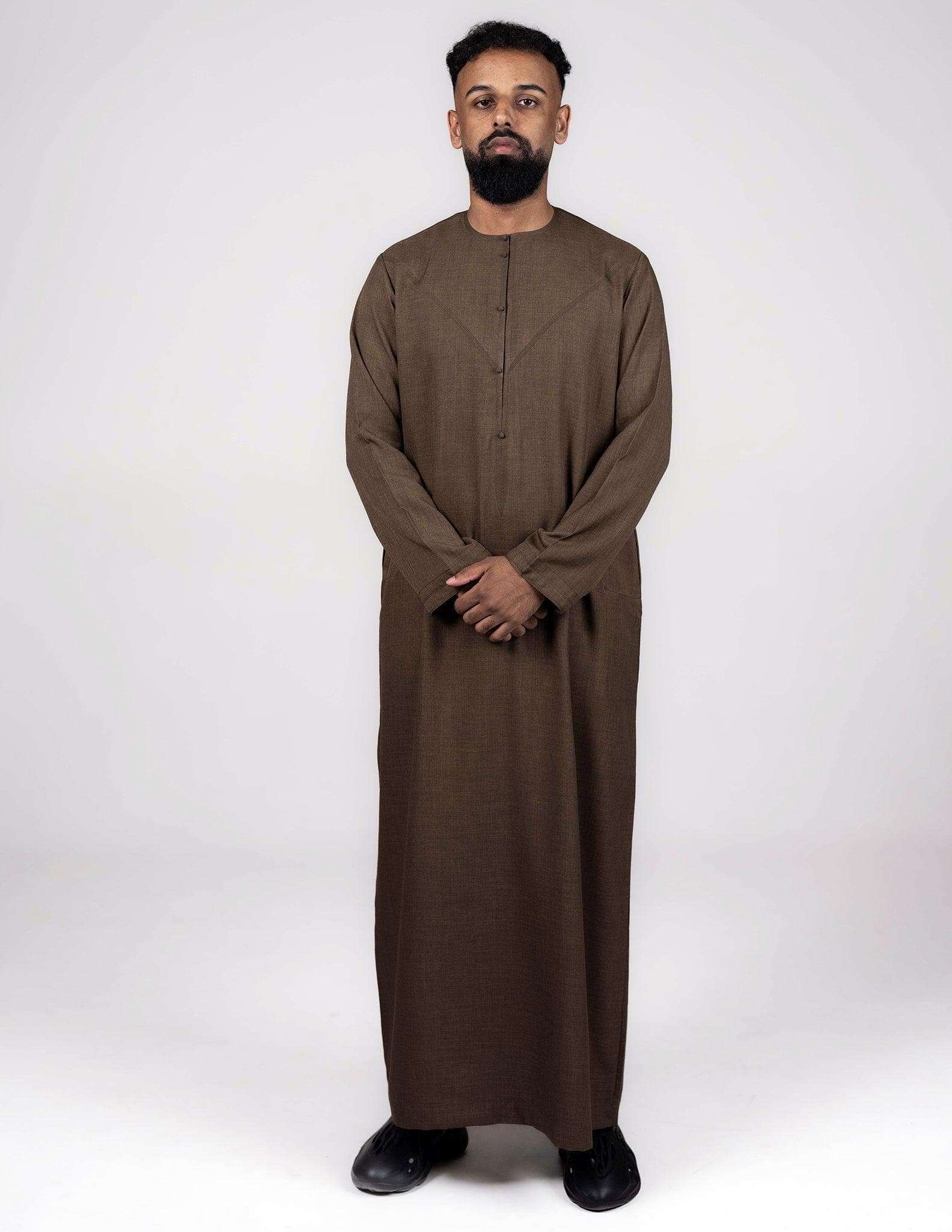 Sufyaan Brown Emirati Thobe
