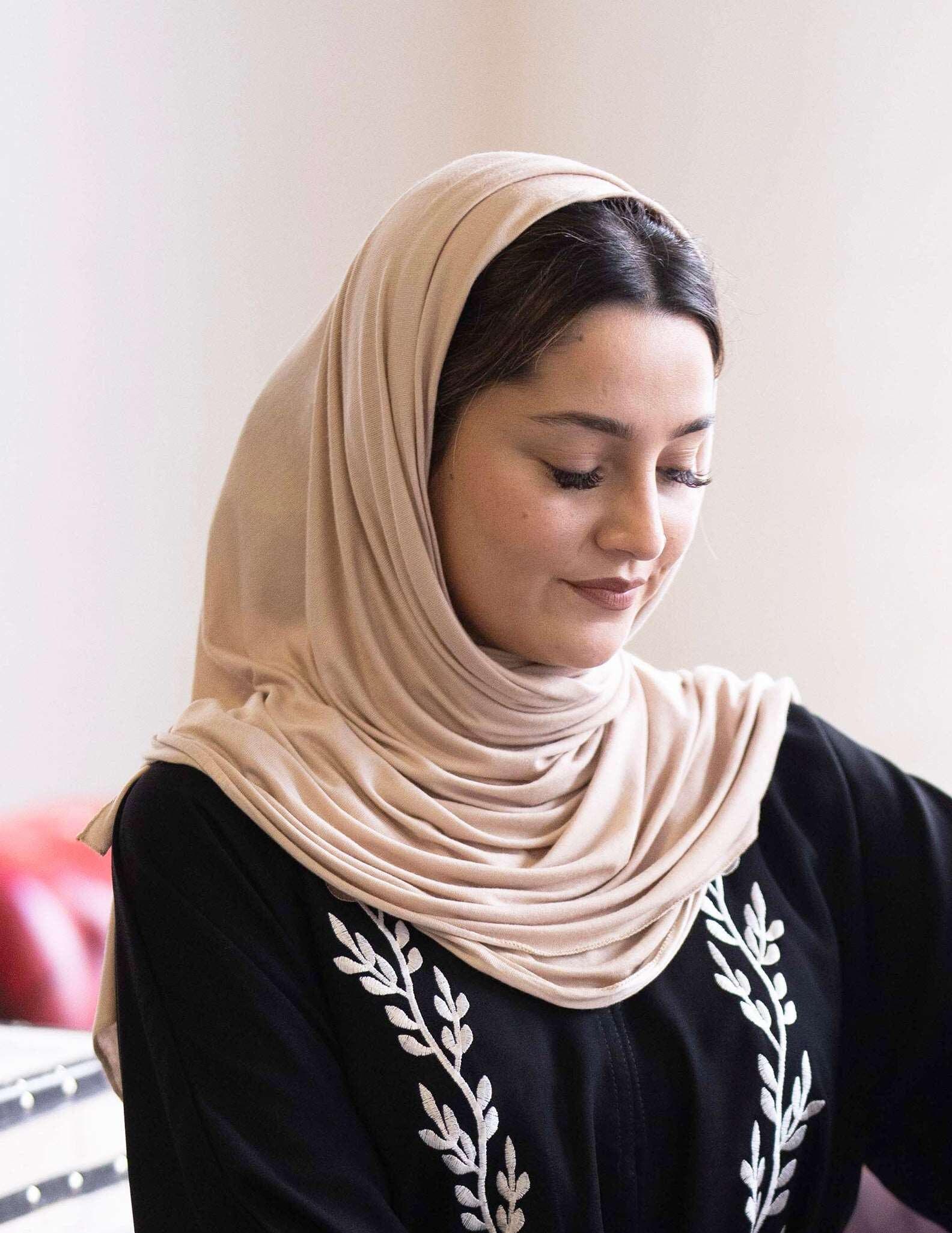 Premium Ivory Jersey Hijab