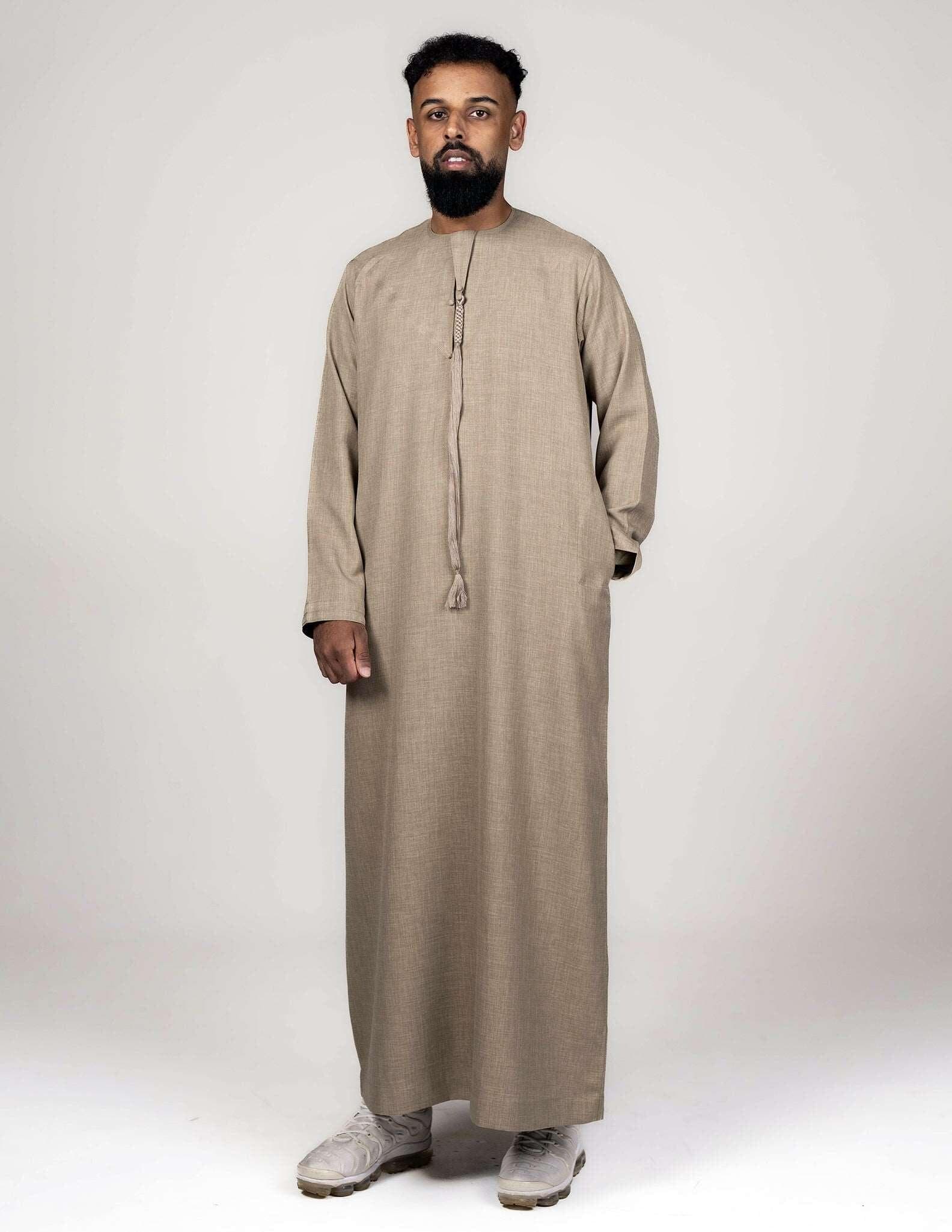 Rayaan Beige Emirati Thobe - image 4