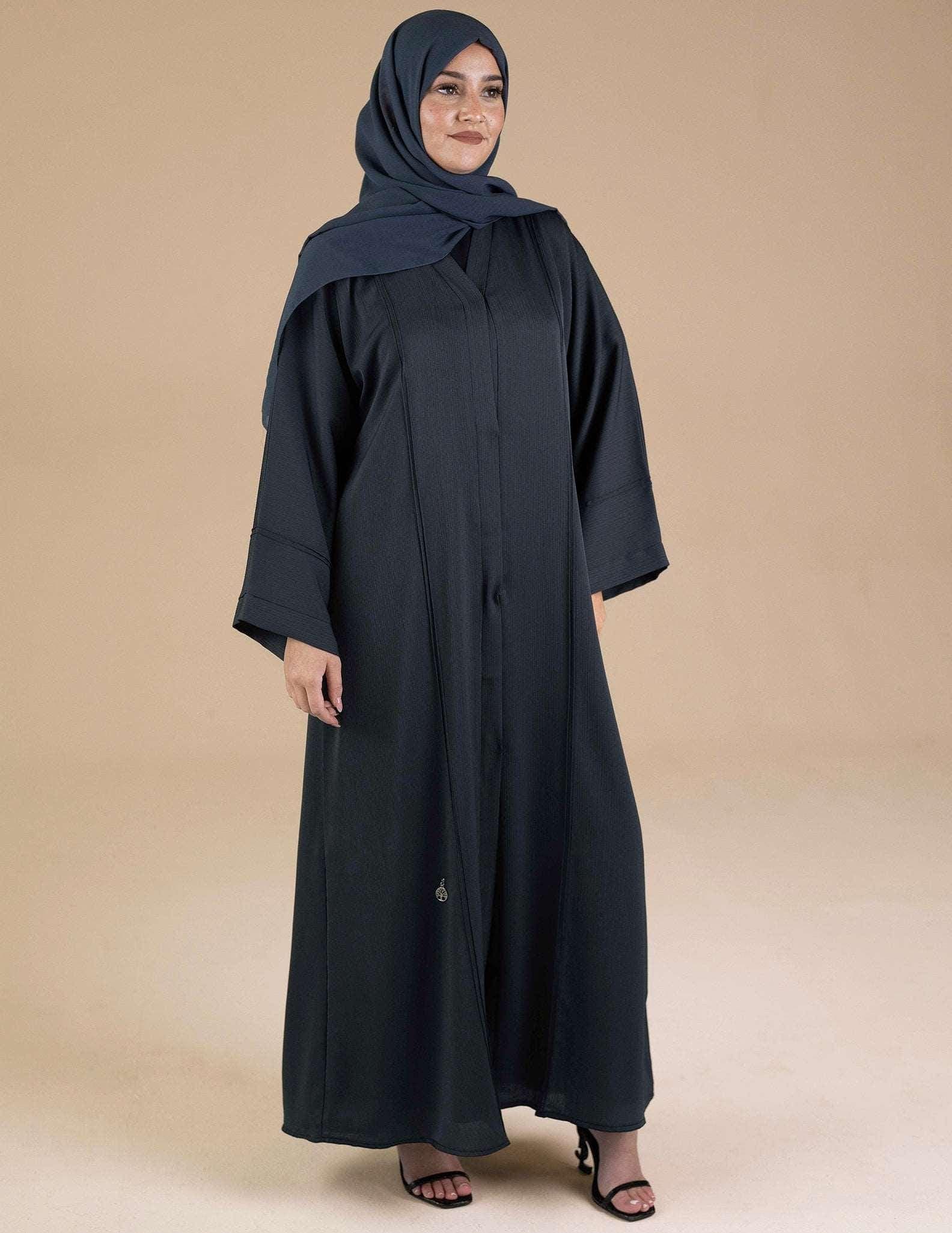 Essential Open Abaya - Imaan Grey - image 4
