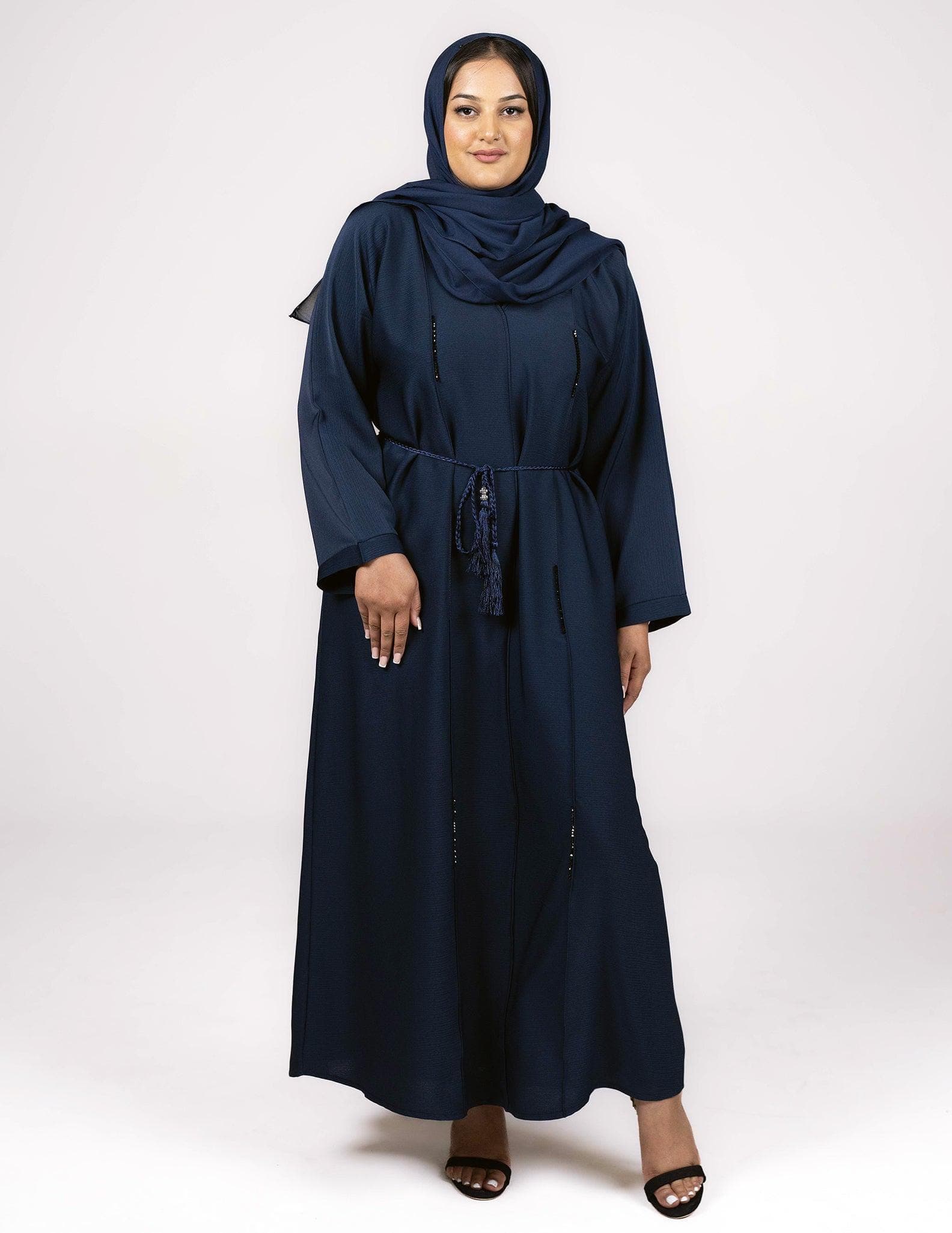Essential Closed Meher Blue Abaya