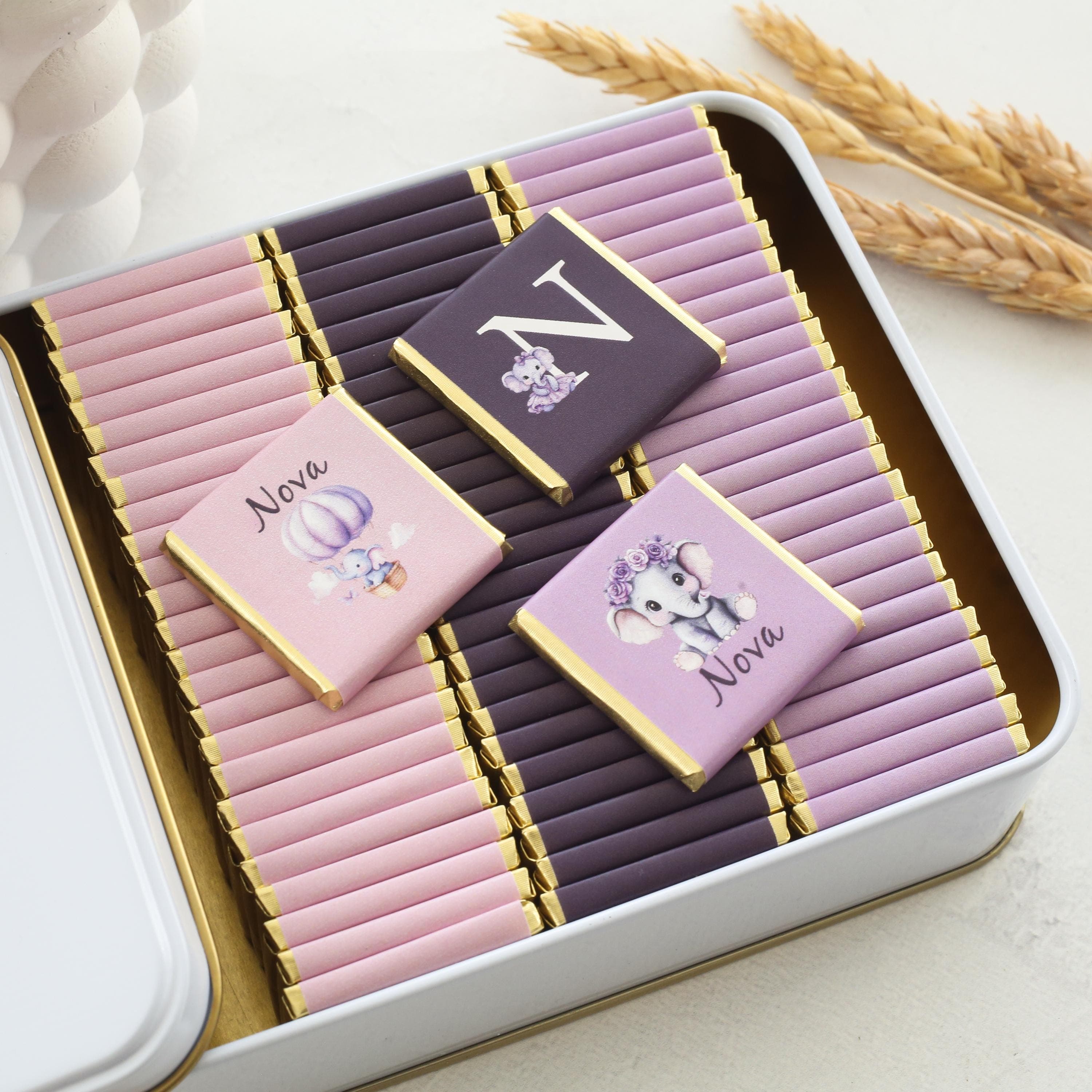 Baby Shower Chocolate Favors, Baby Shower Chocolate Favors for Guests, Personalised Chocolate Favors, Party Favors, Baby Shower Chocolate - image 3