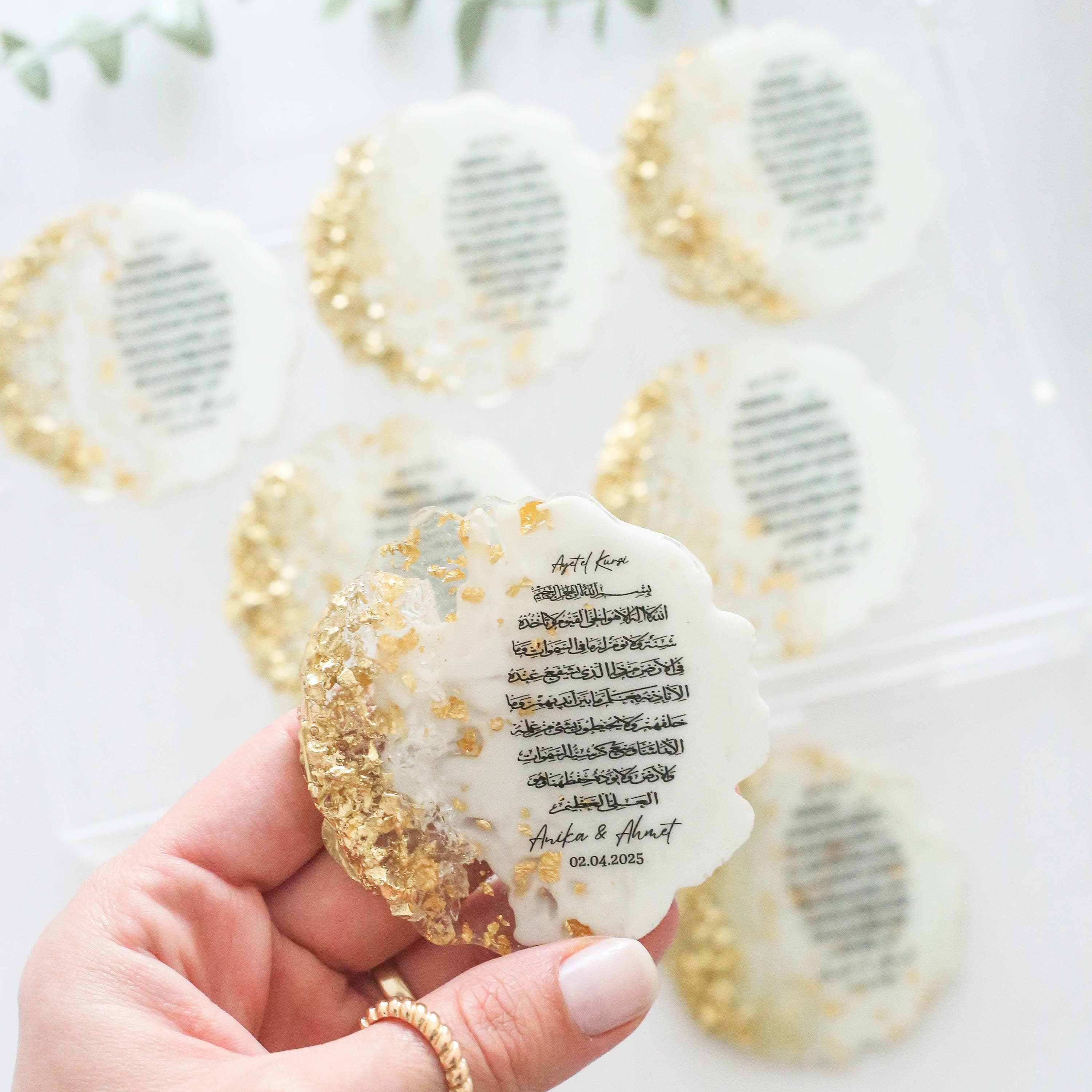 Ayatul Kursi Magnet Favor: Personalized Islamic Wedding, Baby Shower