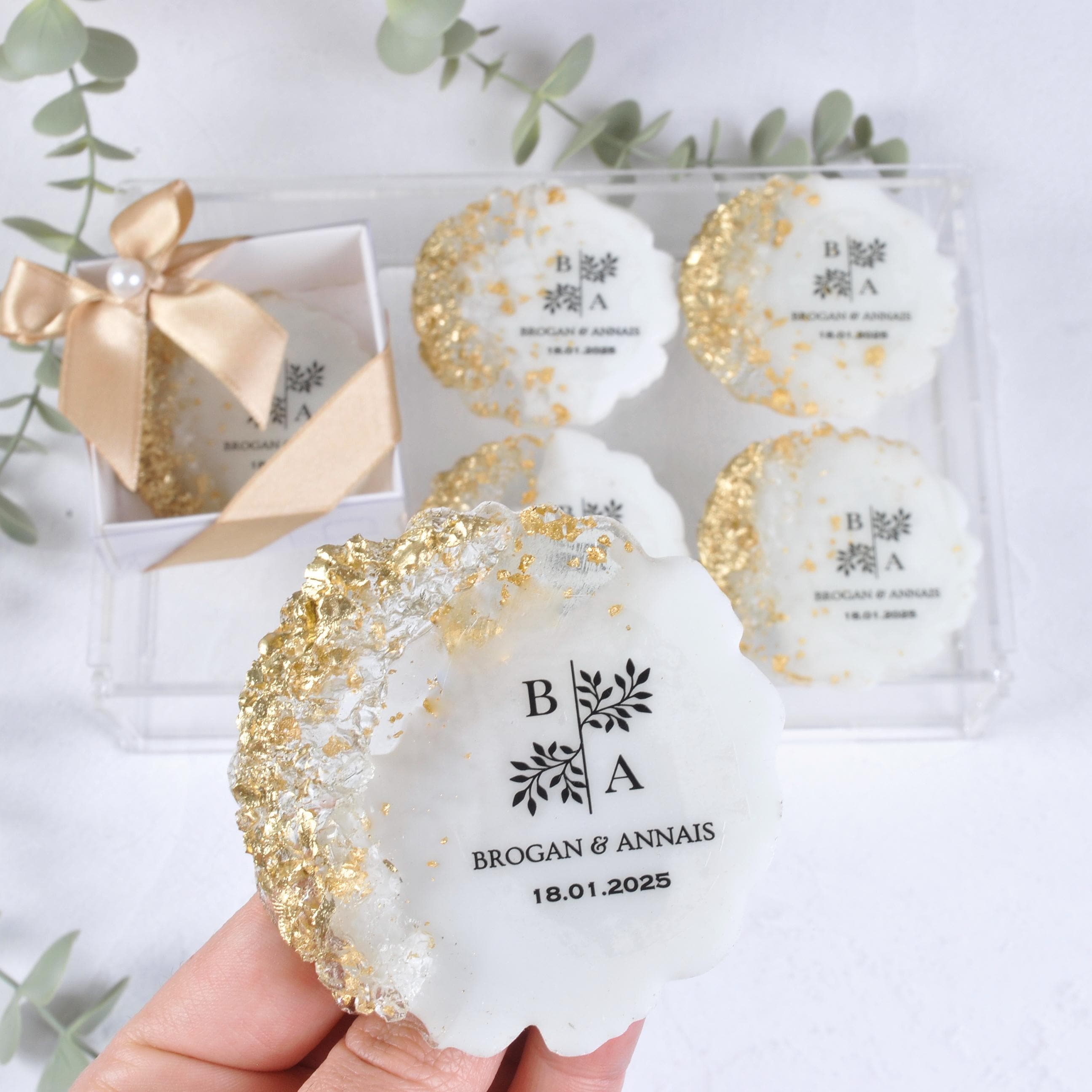 Elegant Birthday Magnet Favor – Custom Epoxy Gift for 40th, 50th, 60th, 70th, 80th, 90th, 100th Adult Birthday or Anniversary Celebration - image 4