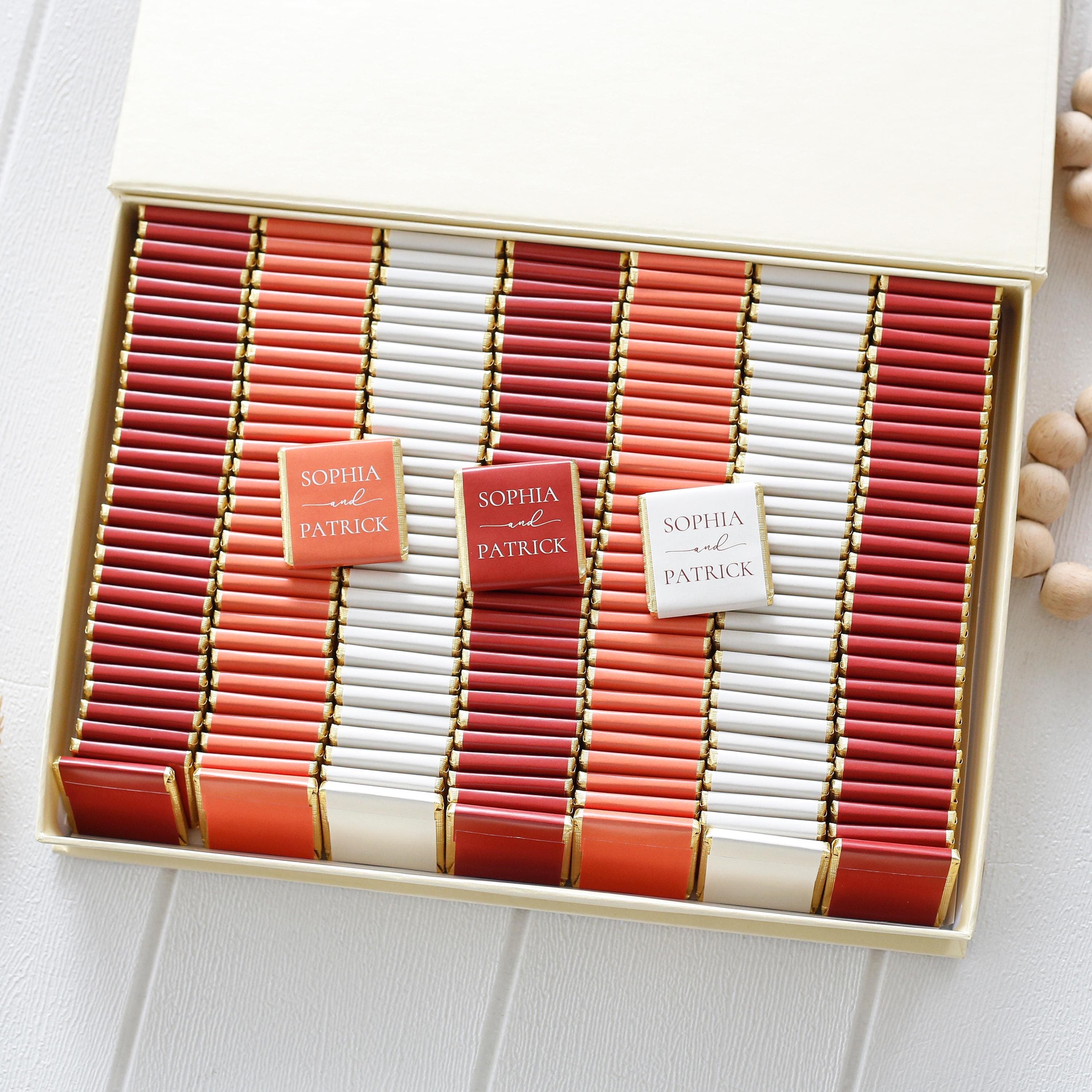 Personalized Luxury Wedding Chocolates, Custom Engagement Favors, Guest Keepsake Treats - image 3