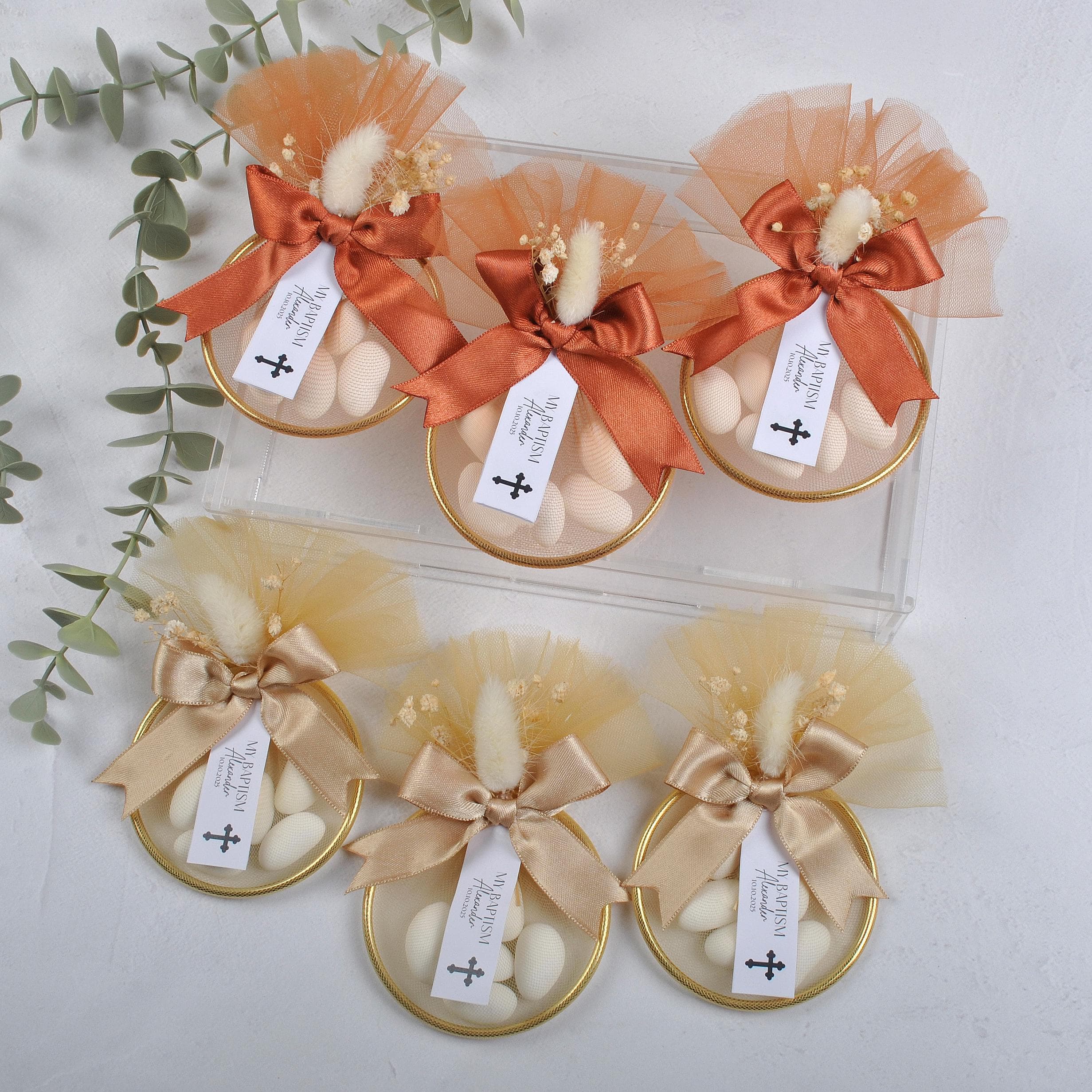 Personalized Almond Candy Wedding Favors, Tulle Wrapped Guest Gifts, Custom Sweet Treats for Weddings - image 5